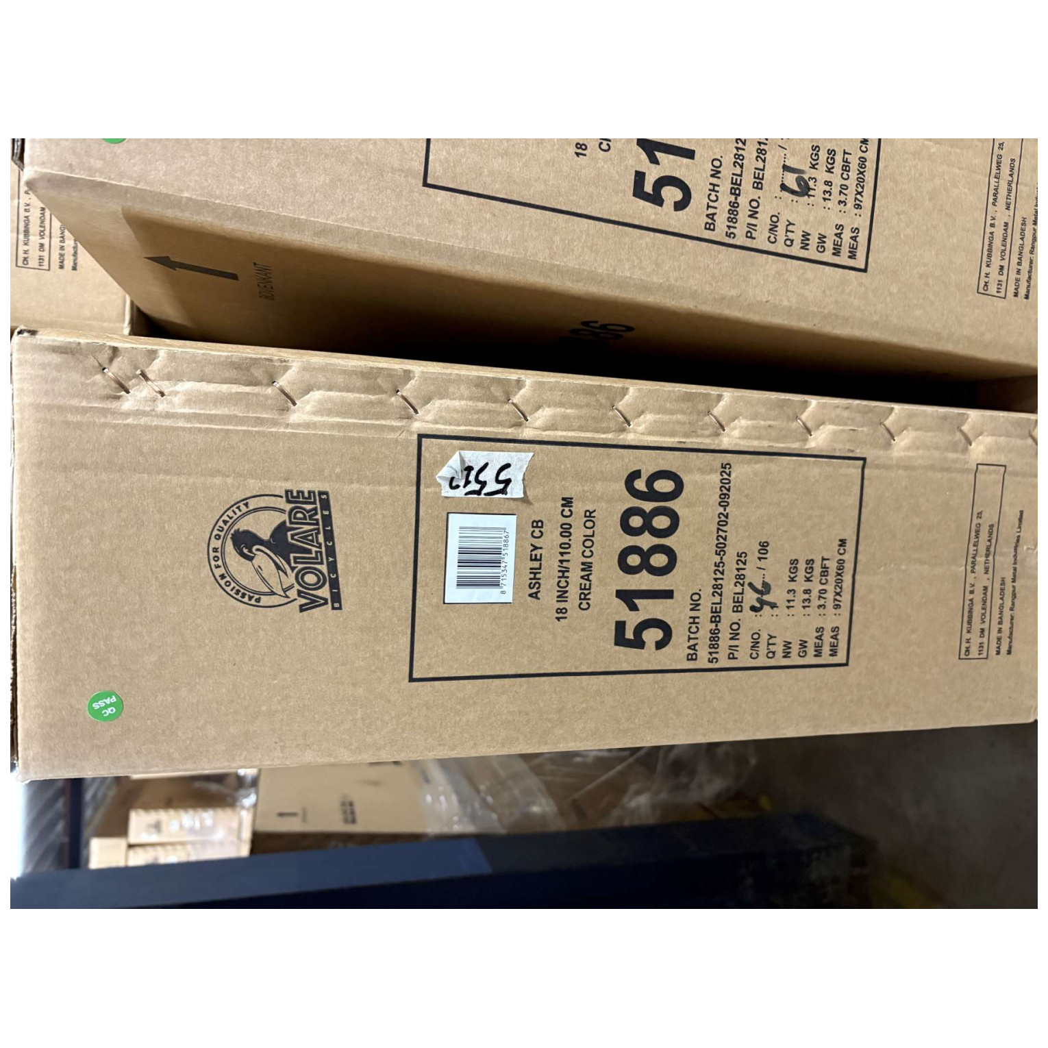 Volare Ashley Fiets - 18 inch - Creme