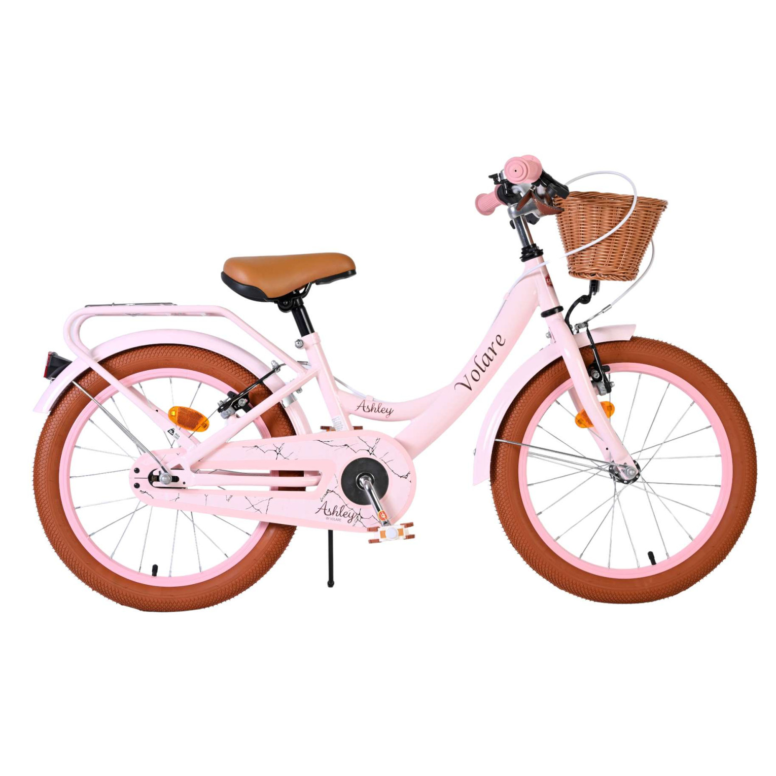 Volare Ashley Fiets - 18 inch - Roze - Twee handremmen