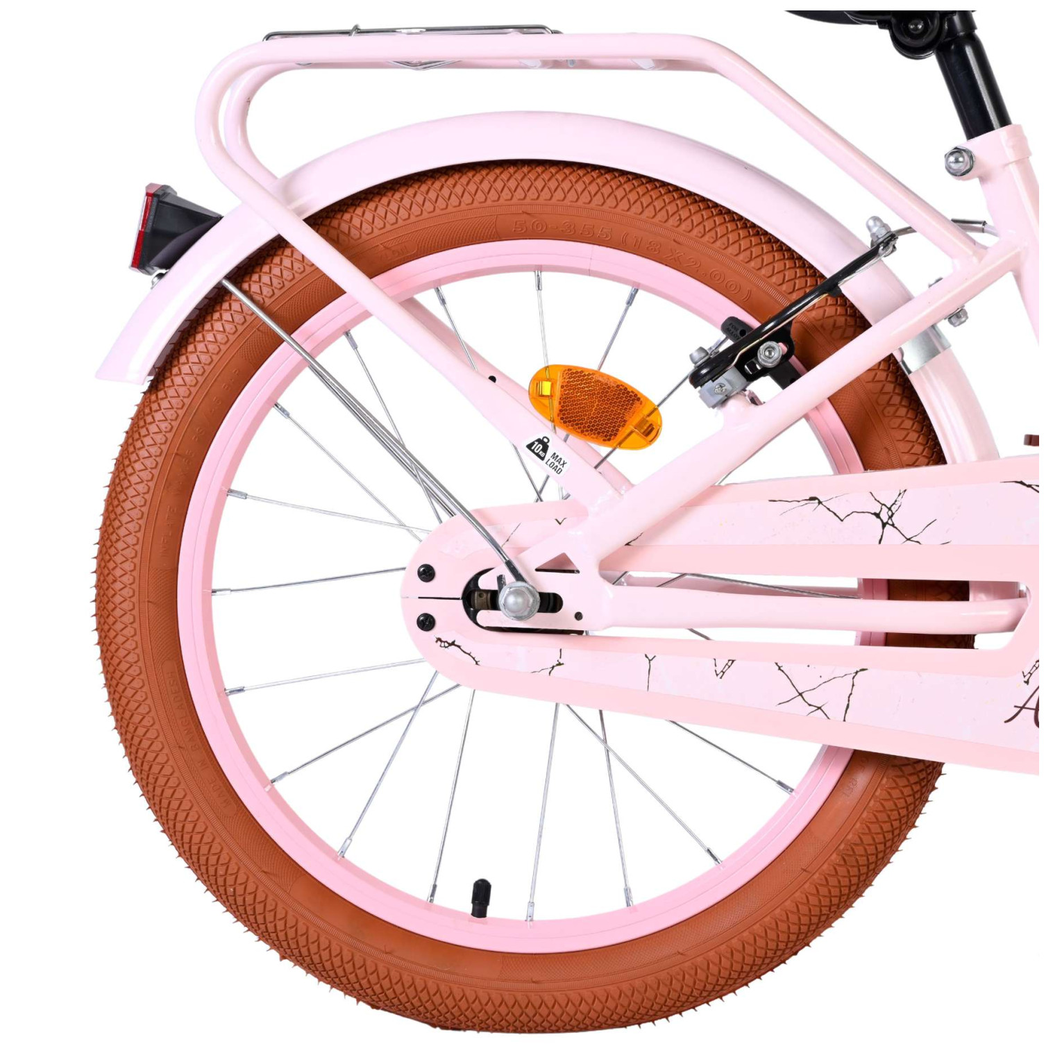 Volare Ashley Fiets - 18 inch - Roze - Twee handremmen