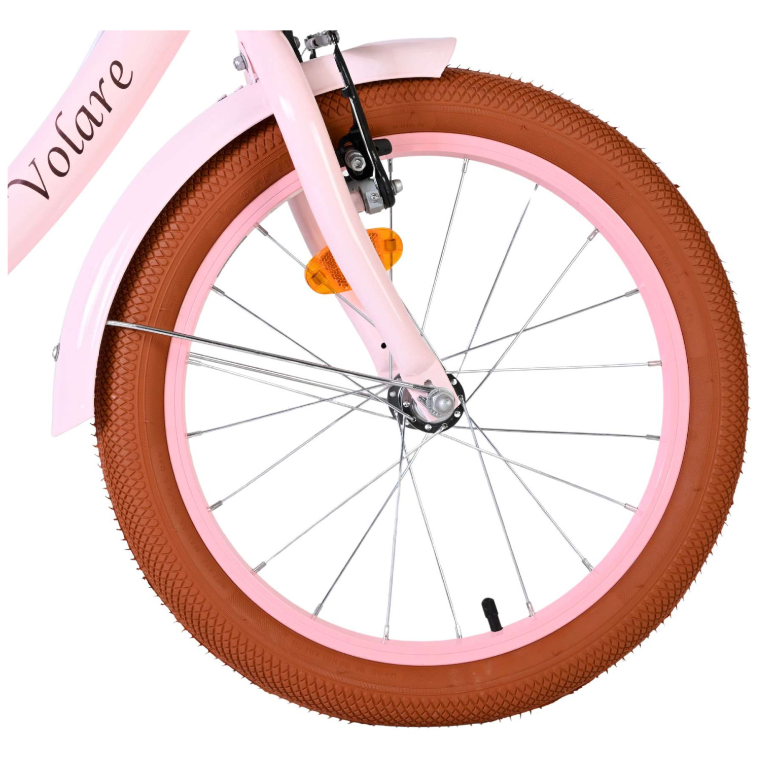 Volare Ashley Fiets - 18 inch - Roze - Twee handremmen