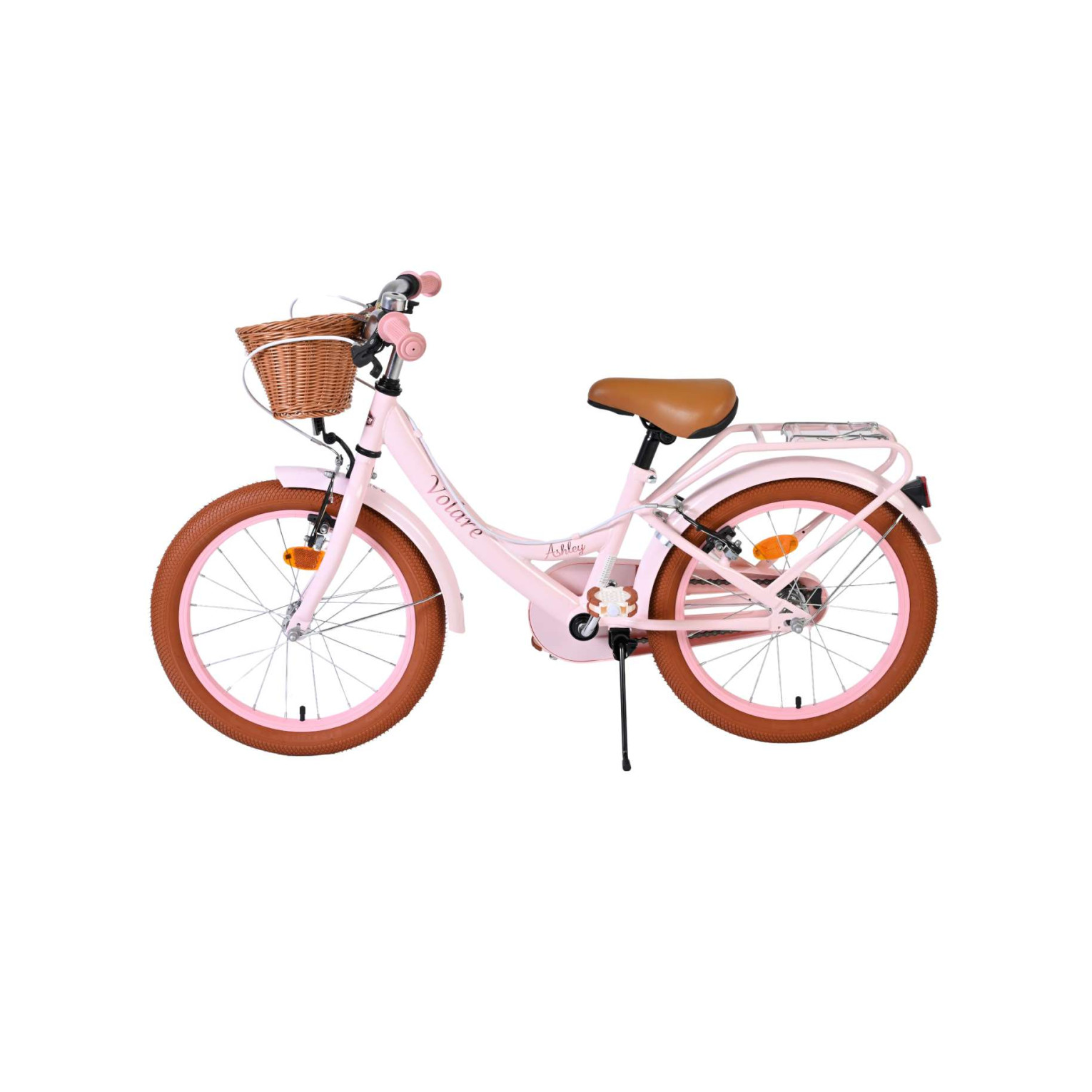 Volare Ashley Fiets - 18 inch - Roze - Twee handremmen