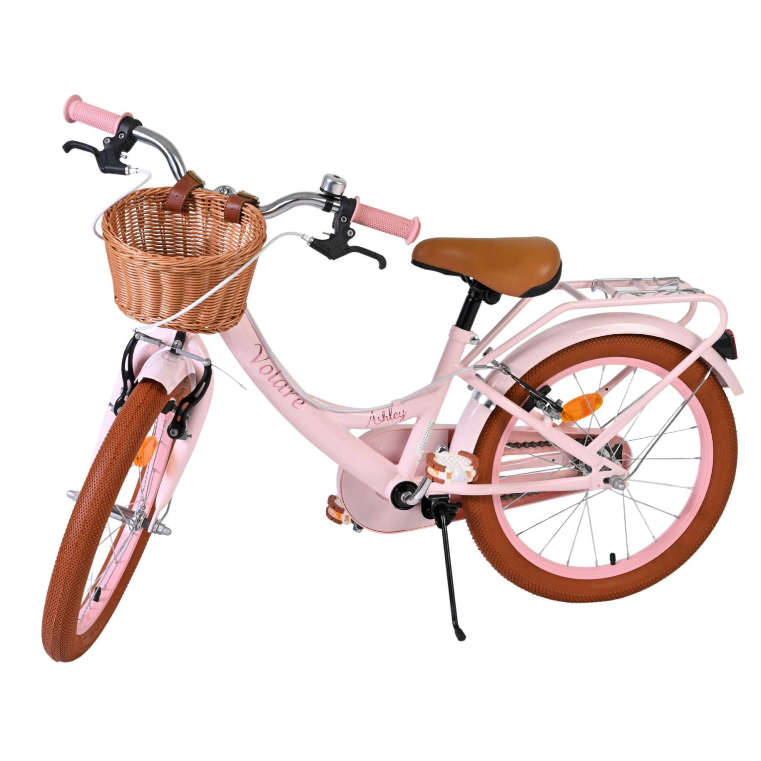 Volare Ashley Fiets - 18 inch - Roze - Twee handremmen