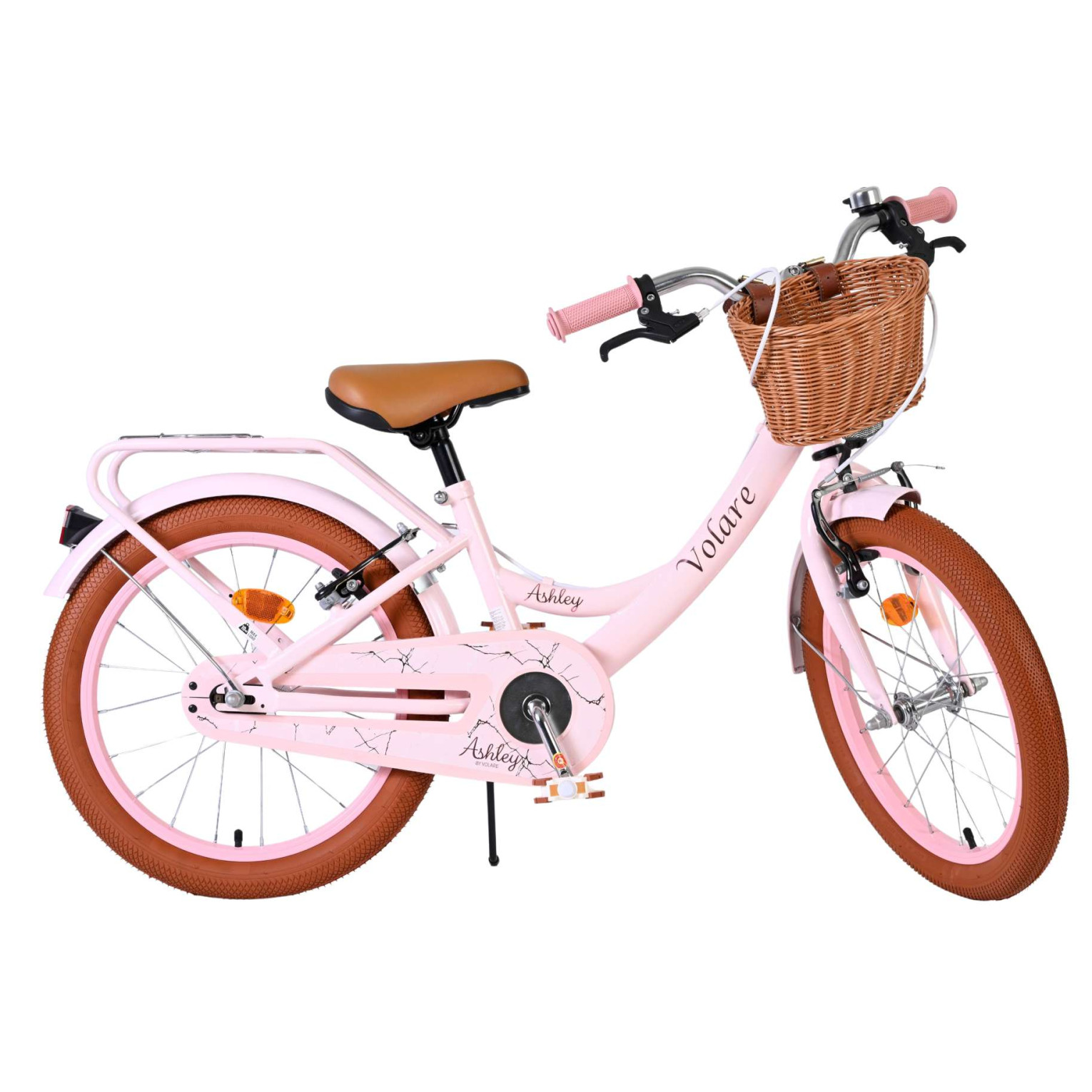 Volare Ashley Fiets - 18 inch - Roze - Twee handremmen
