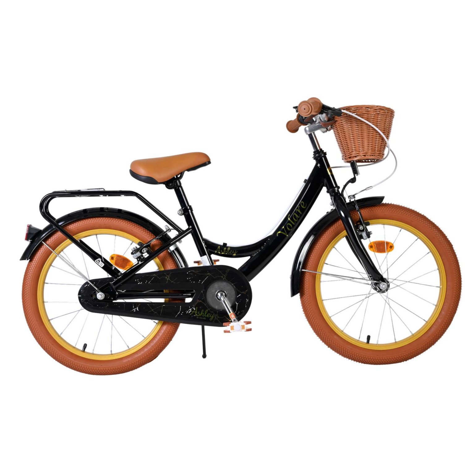 Volare Ashley Fiets - 18 inch - Zwart - Twee handremmen