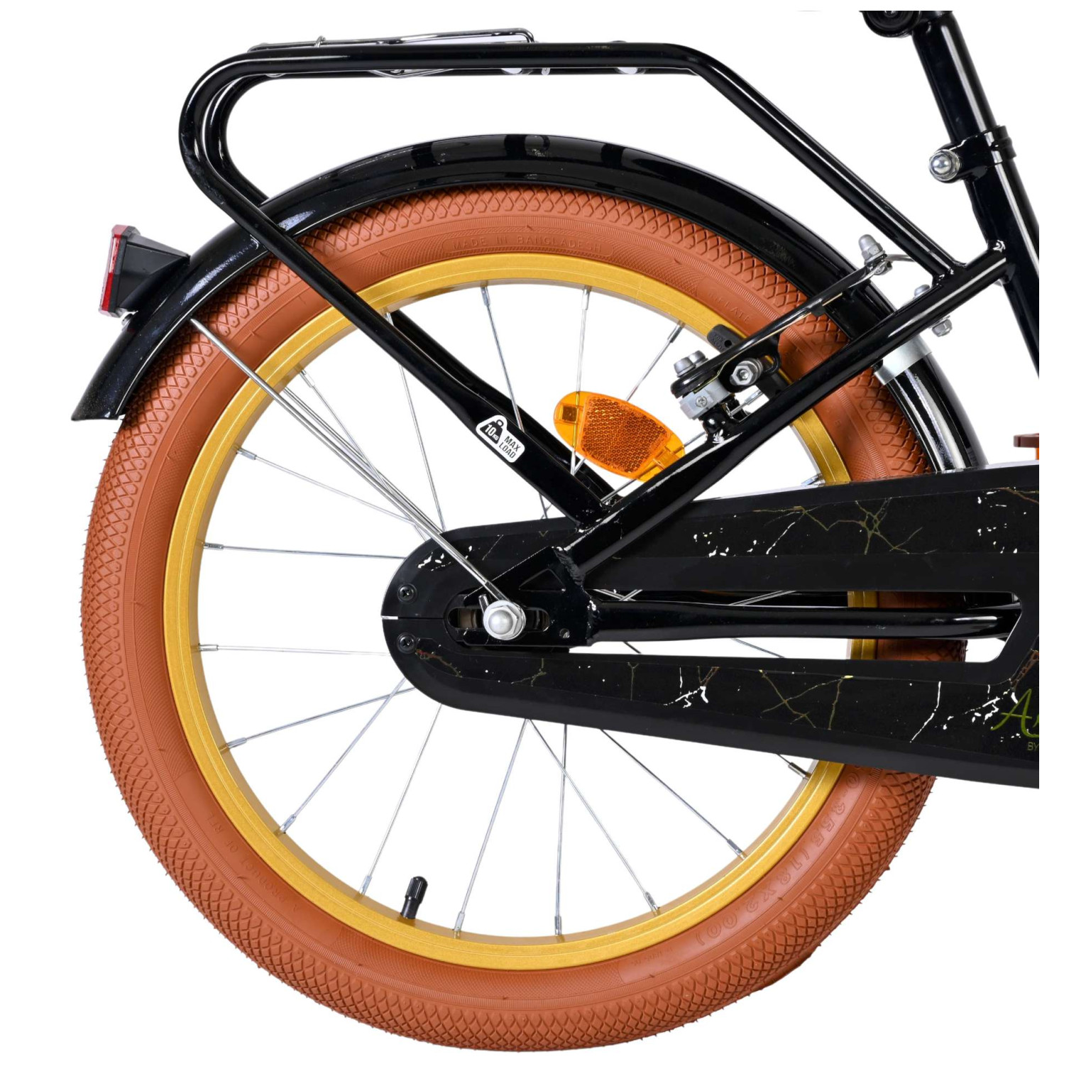 Volare Ashley Fiets - 18 inch - Zwart - Twee handremmen