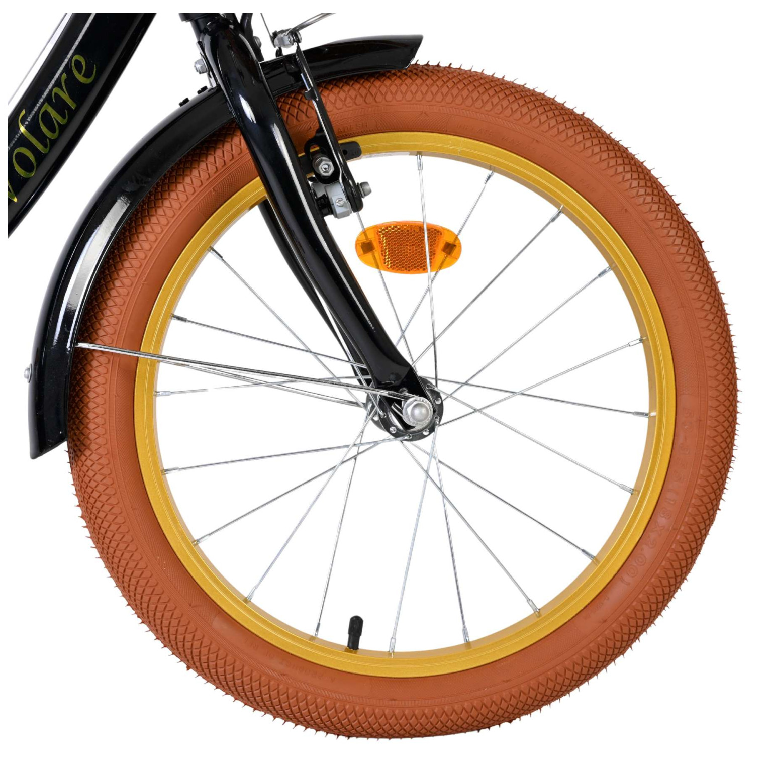 Volare Ashley Fiets - 18 inch - Zwart - Twee handremmen