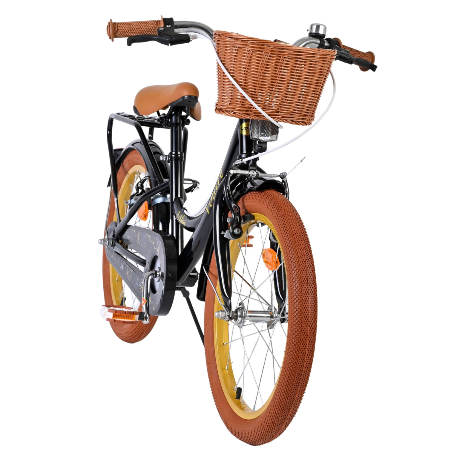 Volare Ashley Fiets - 18 inch - Zwart - Twee handremmen