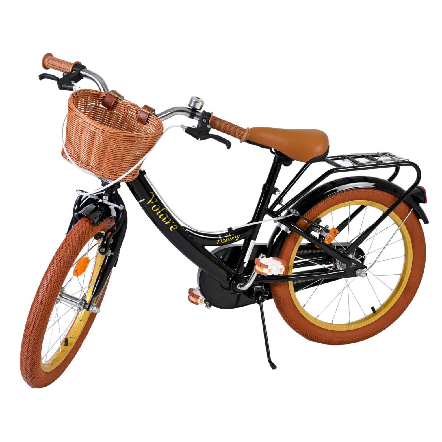 Volare Ashley Fiets - 18 inch - Zwart - Twee handremmen