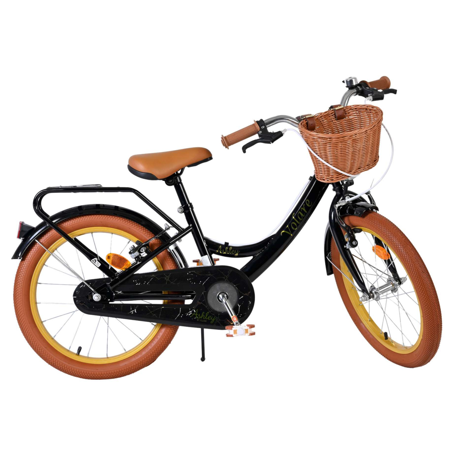 Volare Ashley Fiets - 18 inch - Zwart - Twee handremmen