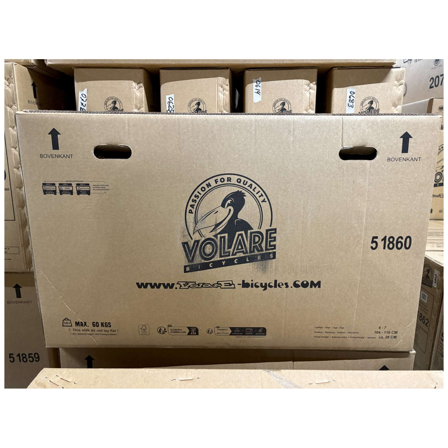 Volare Ashley Fiets - 18 inch - Zwart - Twee handremmen