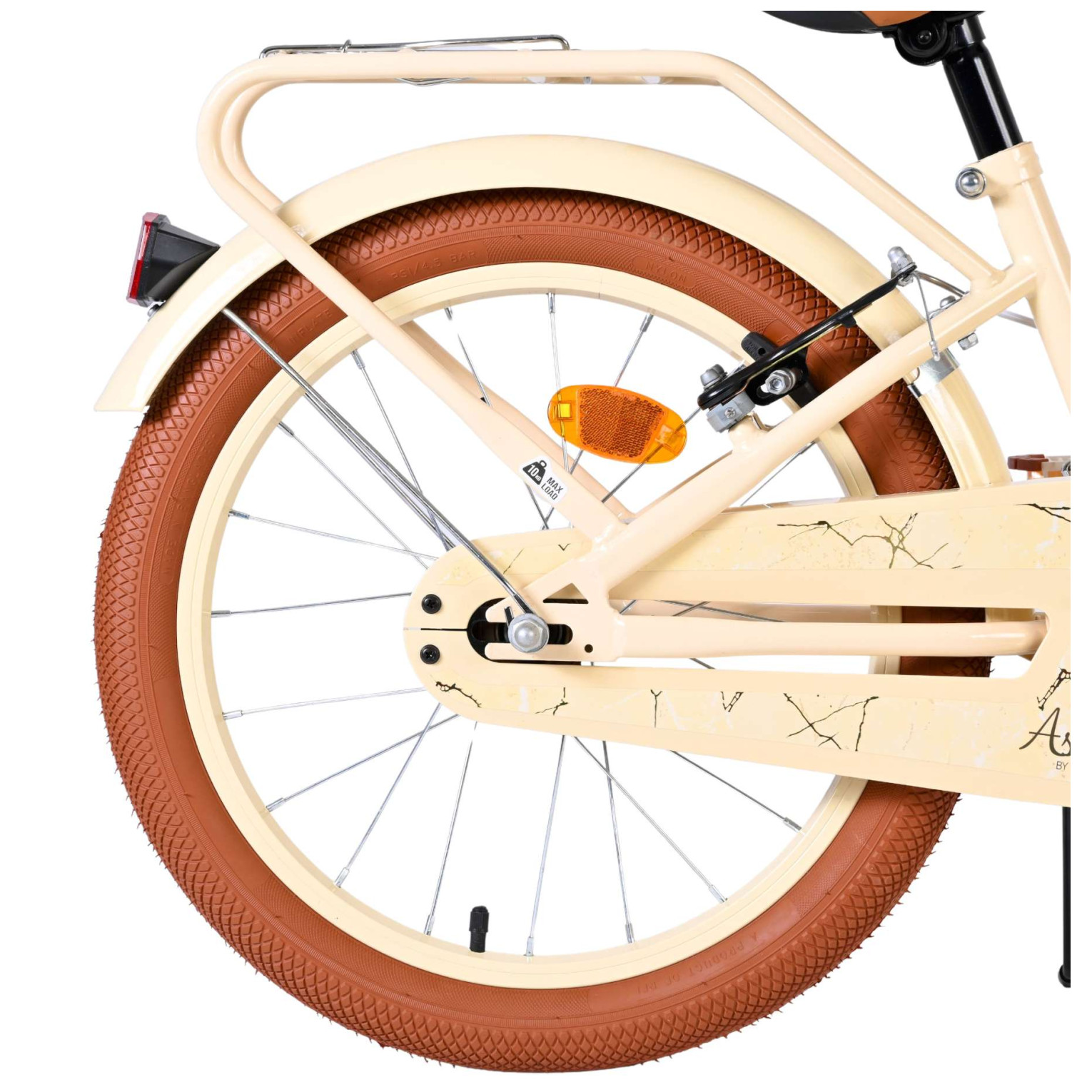 Volare Ashley Fiets - 18 inch - Creme - Twee handremmen