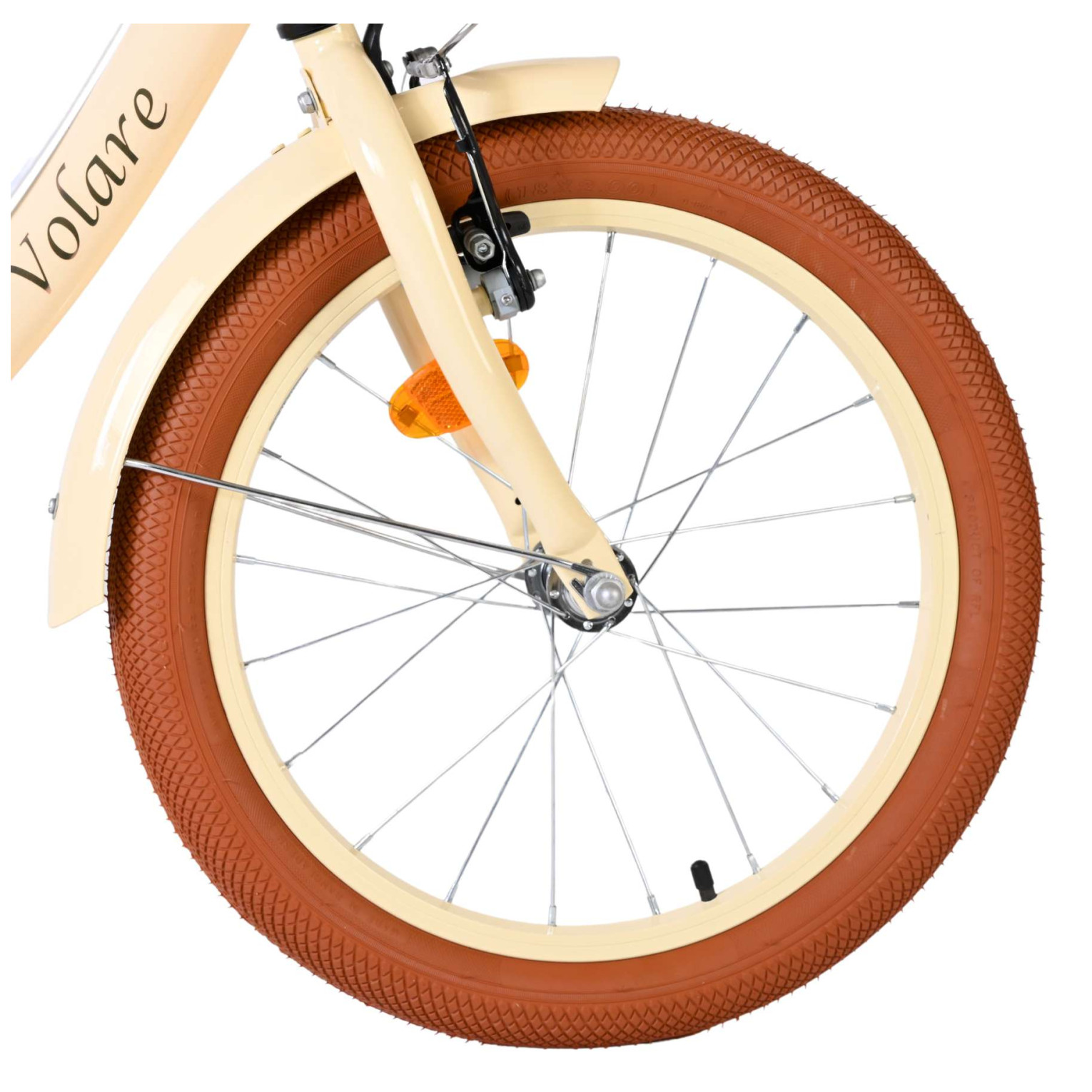 Volare Ashley Fiets - 18 inch - Creme - Twee handremmen