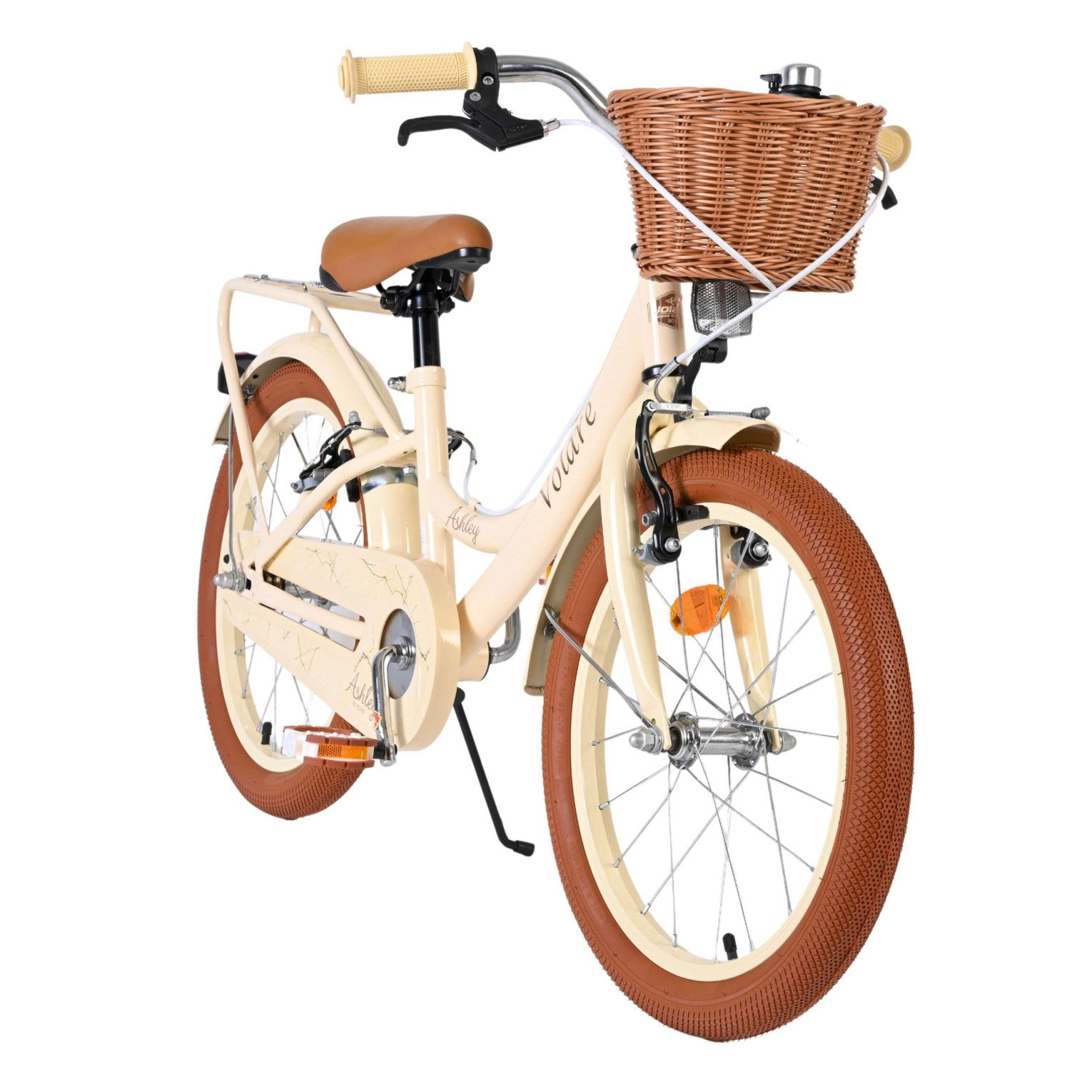 Volare Ashley Fiets - 18 inch - Creme - Twee handremmen