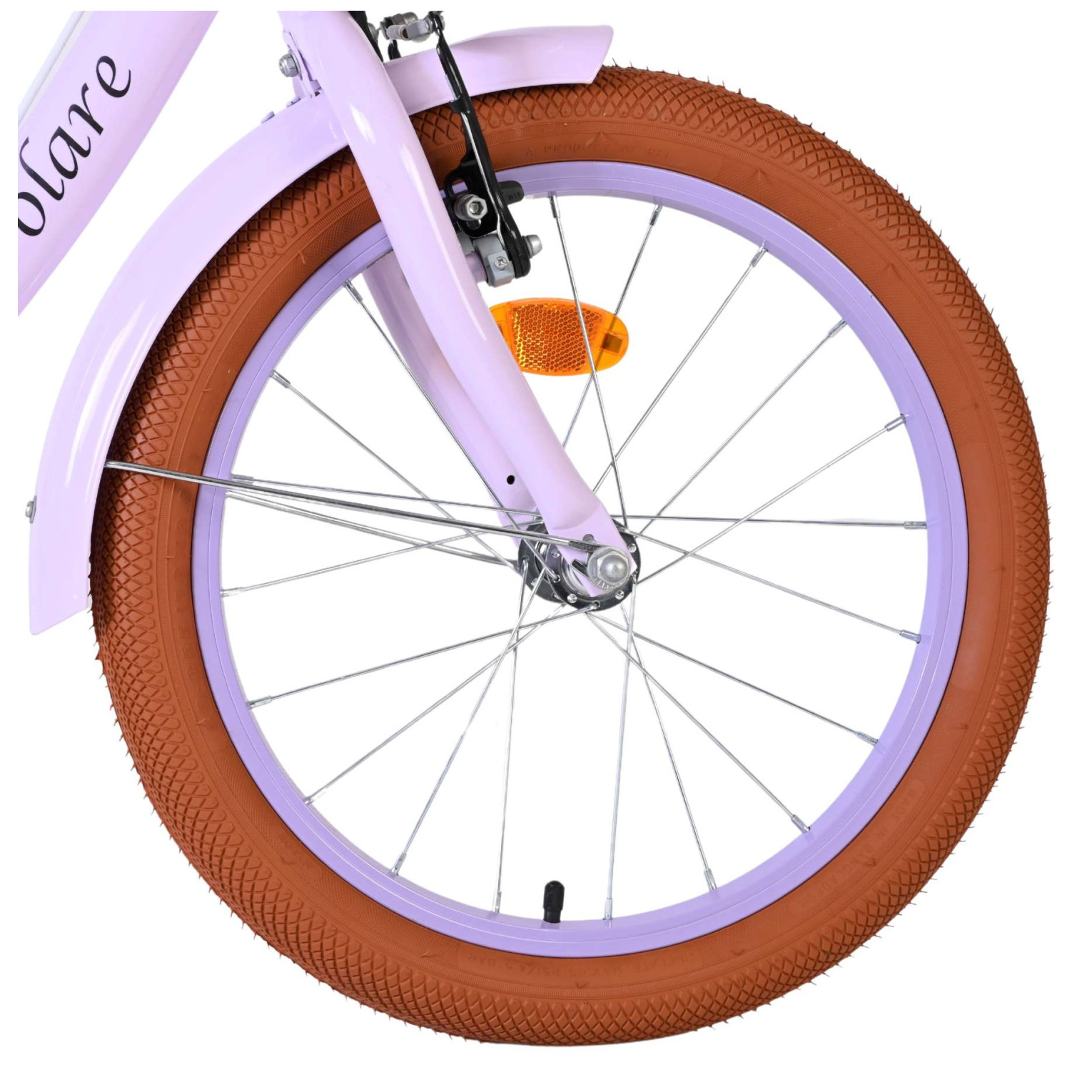 Volare Ashley Fiets - 18 inch - Lila - Twee handremmen