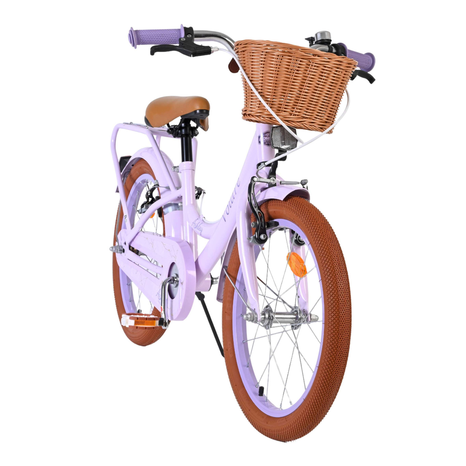 Volare Ashley Fiets - 18 inch - Lila - Twee handremmen