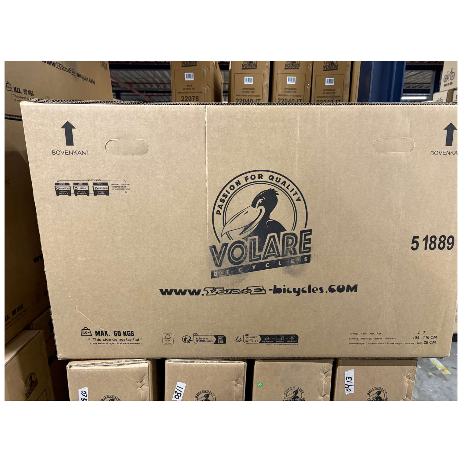 Volare Ashley Fiets - 18 inch - Lila - Twee handremmen