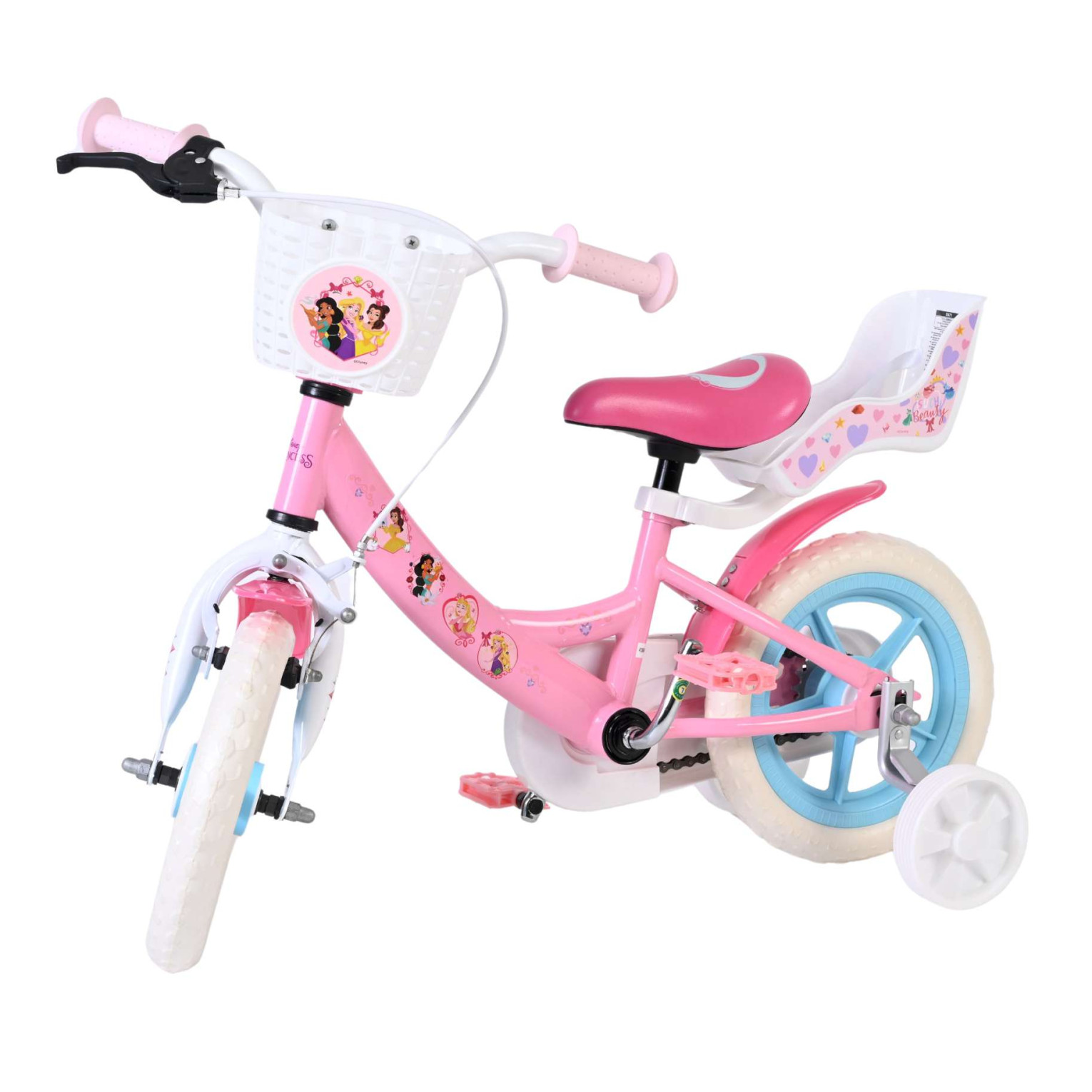 Disney Princess  Fiets - Mag Wheels - 12 inch - Roze