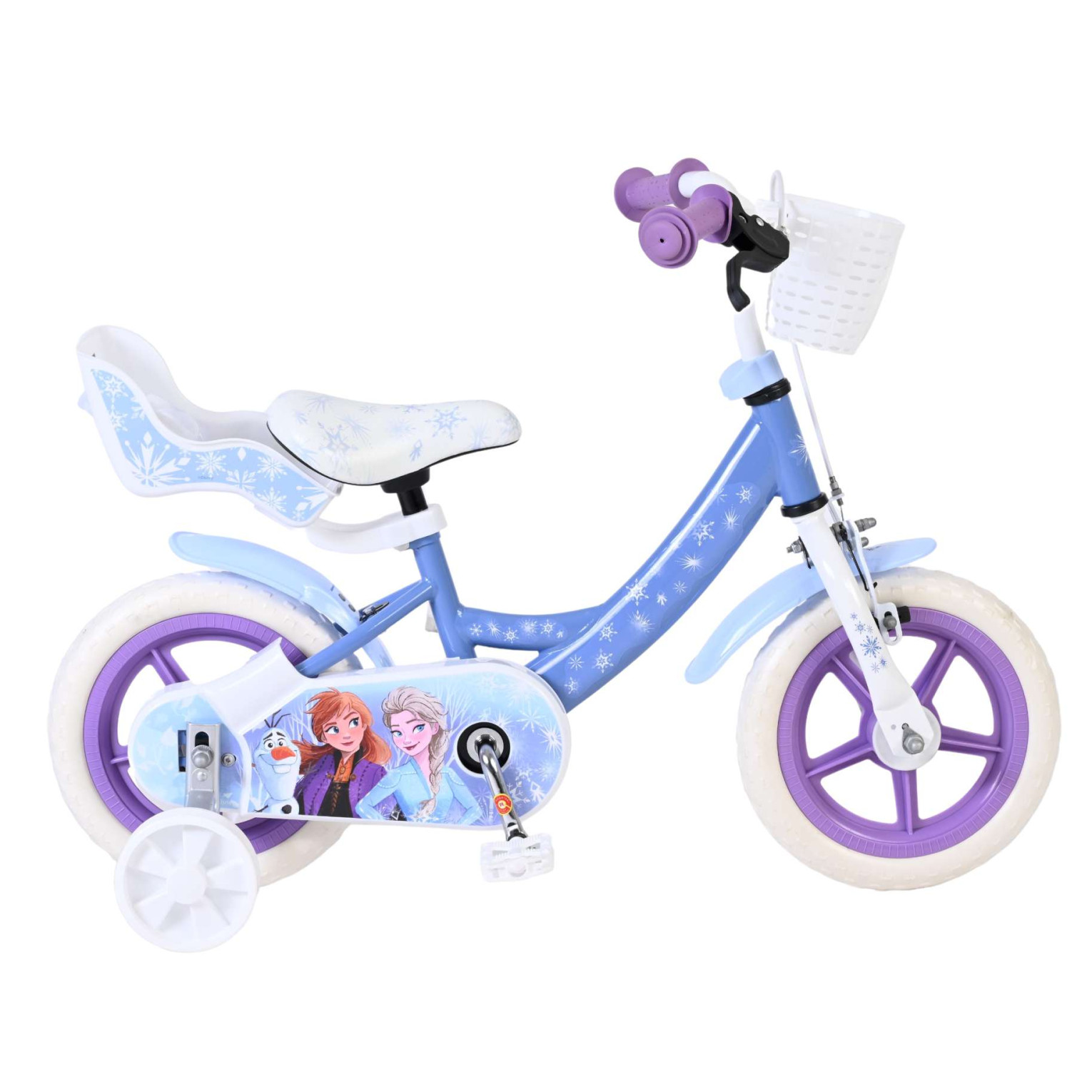 Disney Frozen Fiets - Mag Wheels - 12 inch - Blauw