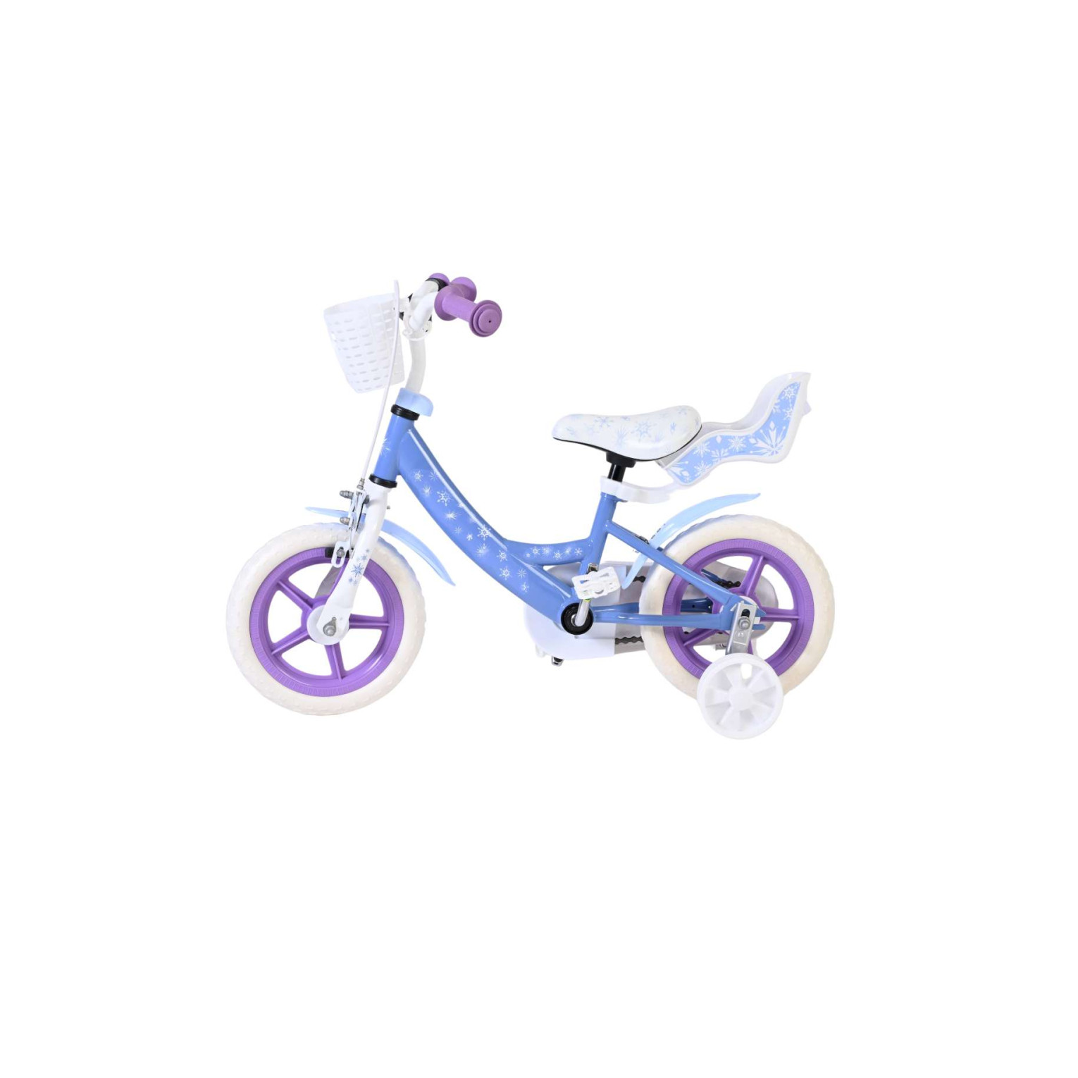 Disney Frozen Fiets - Mag Wheels - 12 inch - Blauw