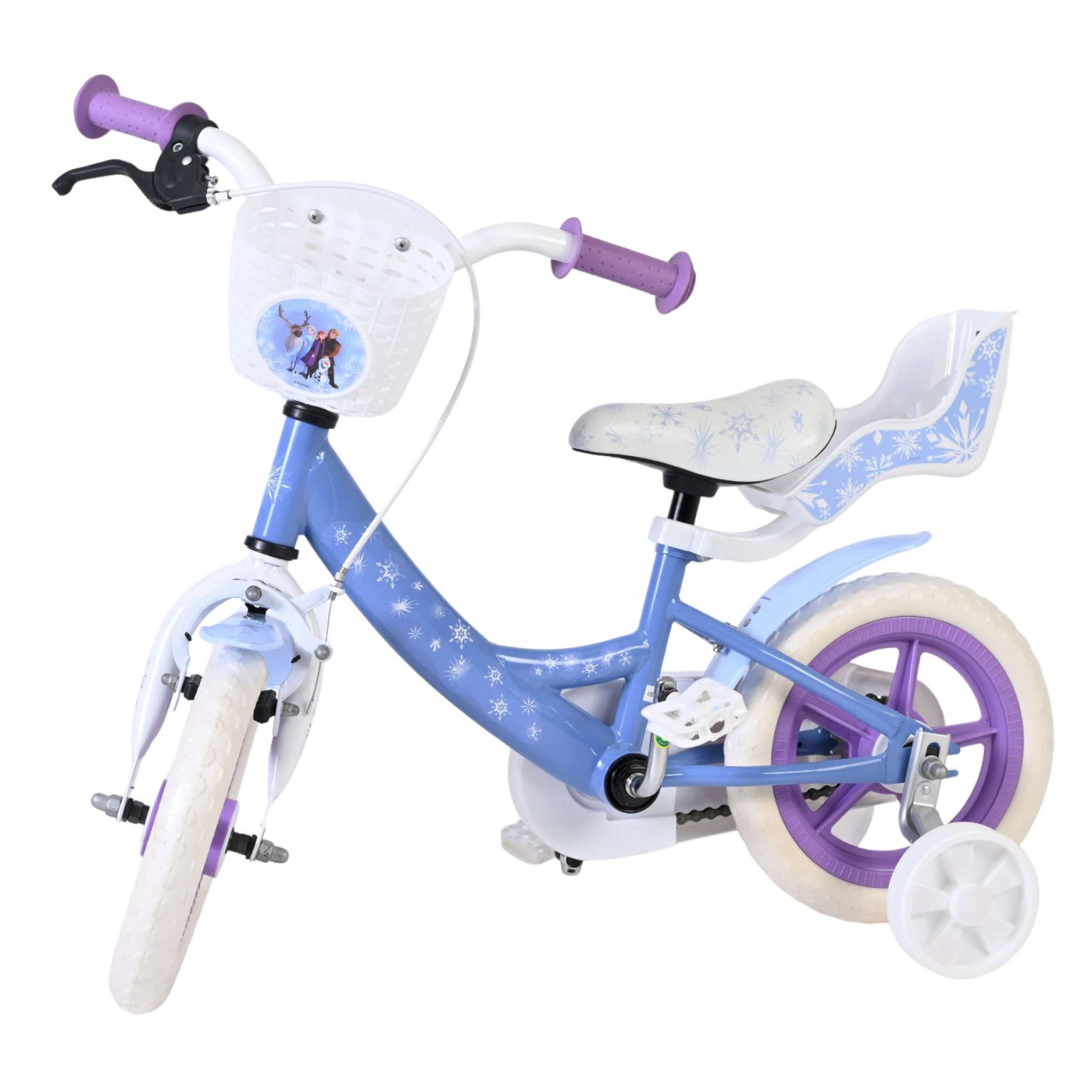 Disney Frozen Fiets - Mag Wheels - 12 inch - Blauw