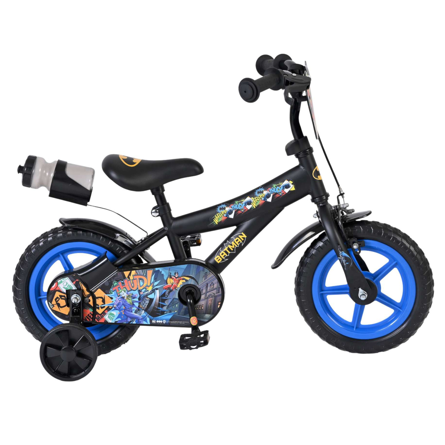Batman Fiets - Mag Wheels - 12 inch - Zwart