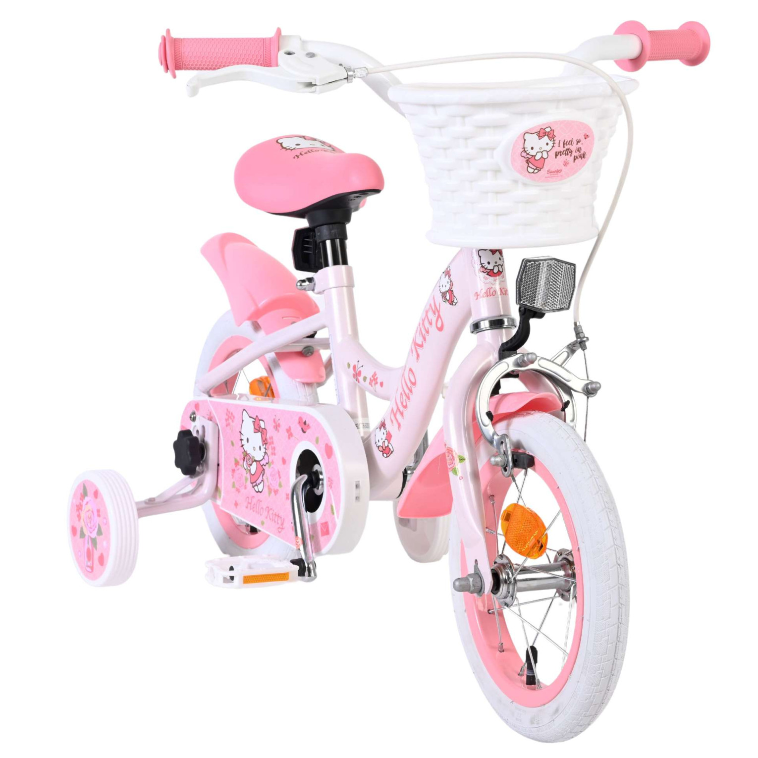 Hello Kitty Fiets - 12 inch - Roze