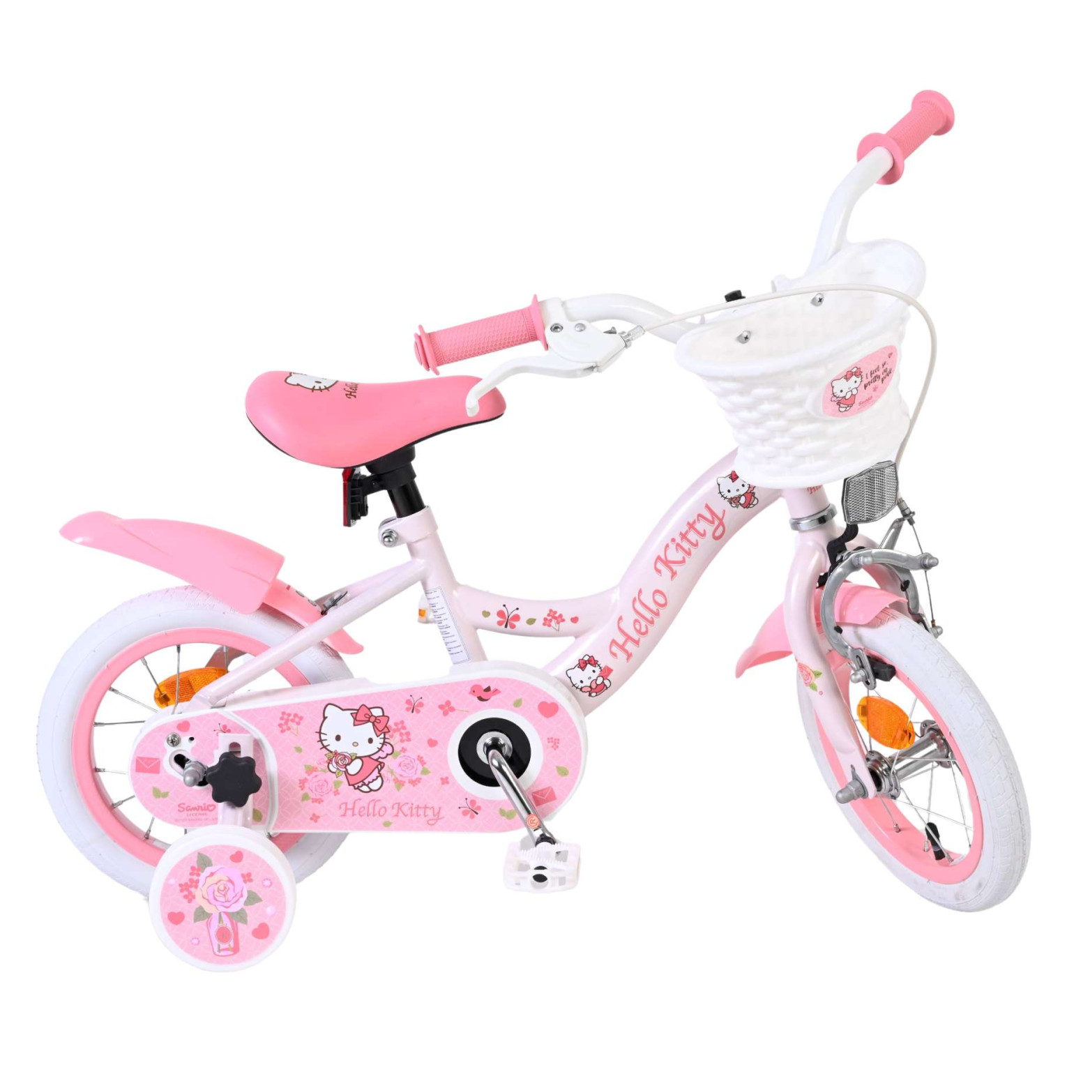 Hello Kitty Fiets - 12 inch - Roze