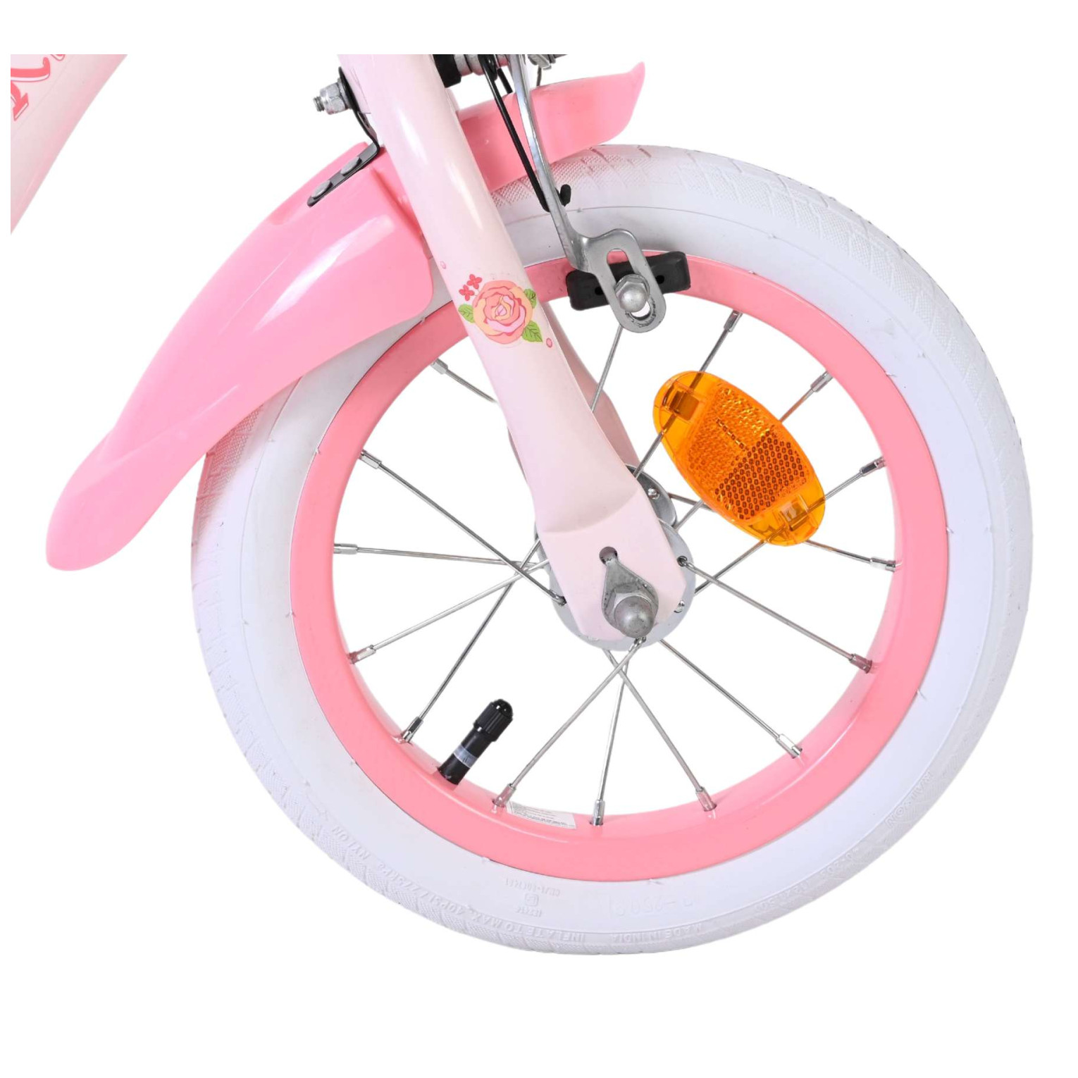 Hello Kitty Fiets - 12 inch - Roze - Twee handremmen