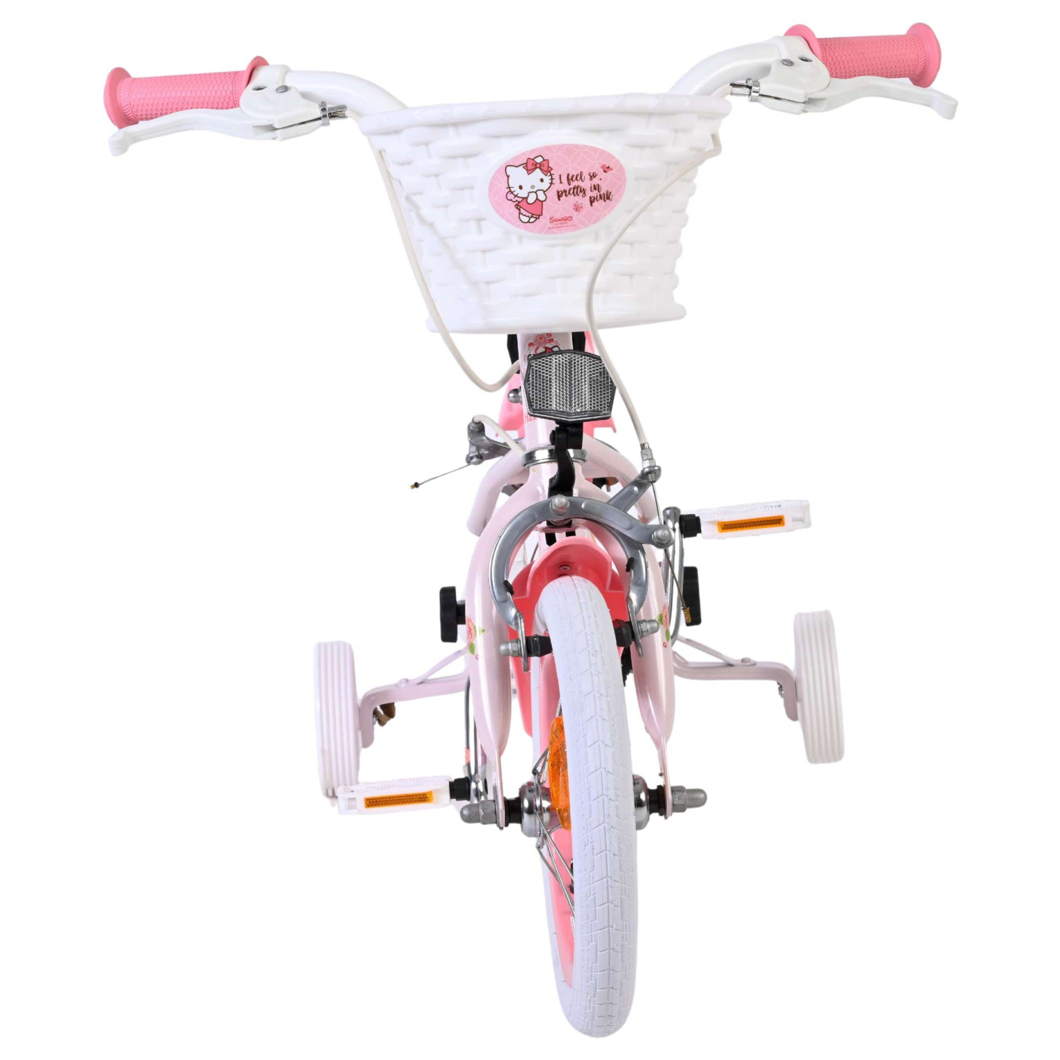 Hello Kitty Fiets - 12 inch - Roze - Twee handremmen