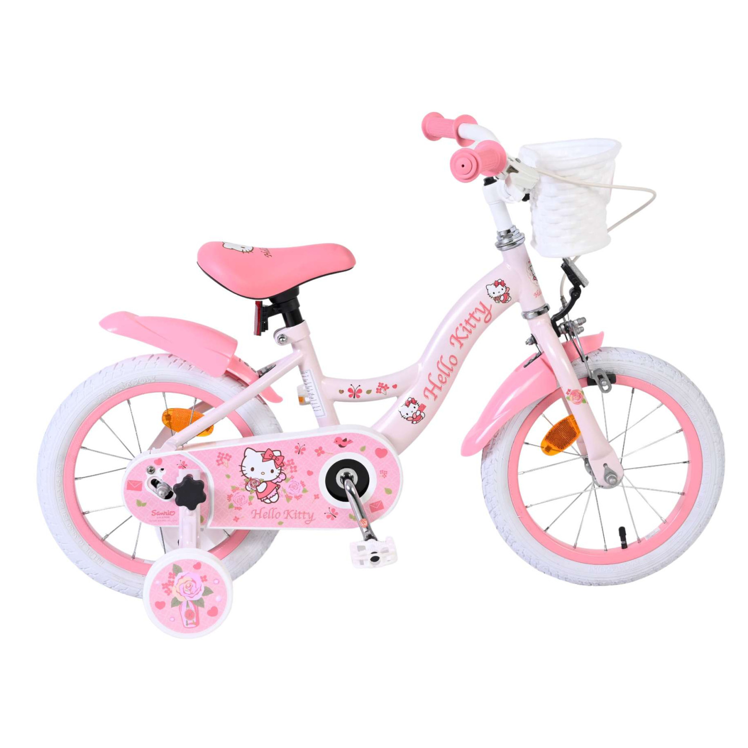 Hello Kitty Fiets - 14 inch - Roze