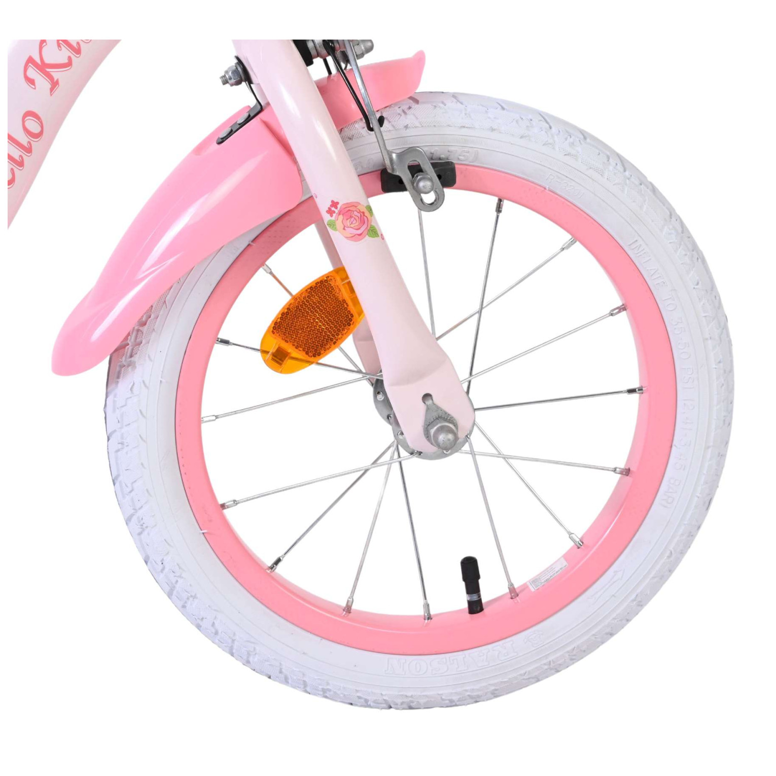 Hello Kitty Fiets - 14 inch - Roze