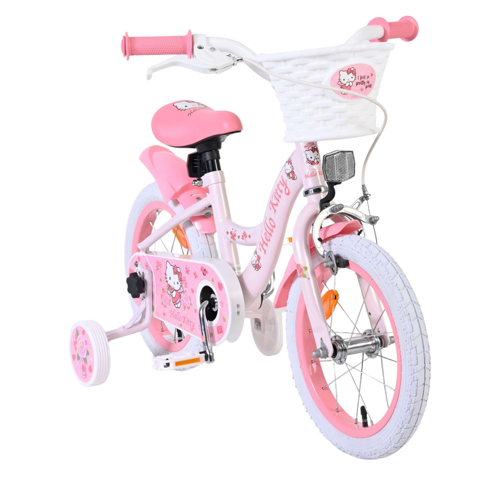 Hello Kitty Fiets - 14 inch - Roze