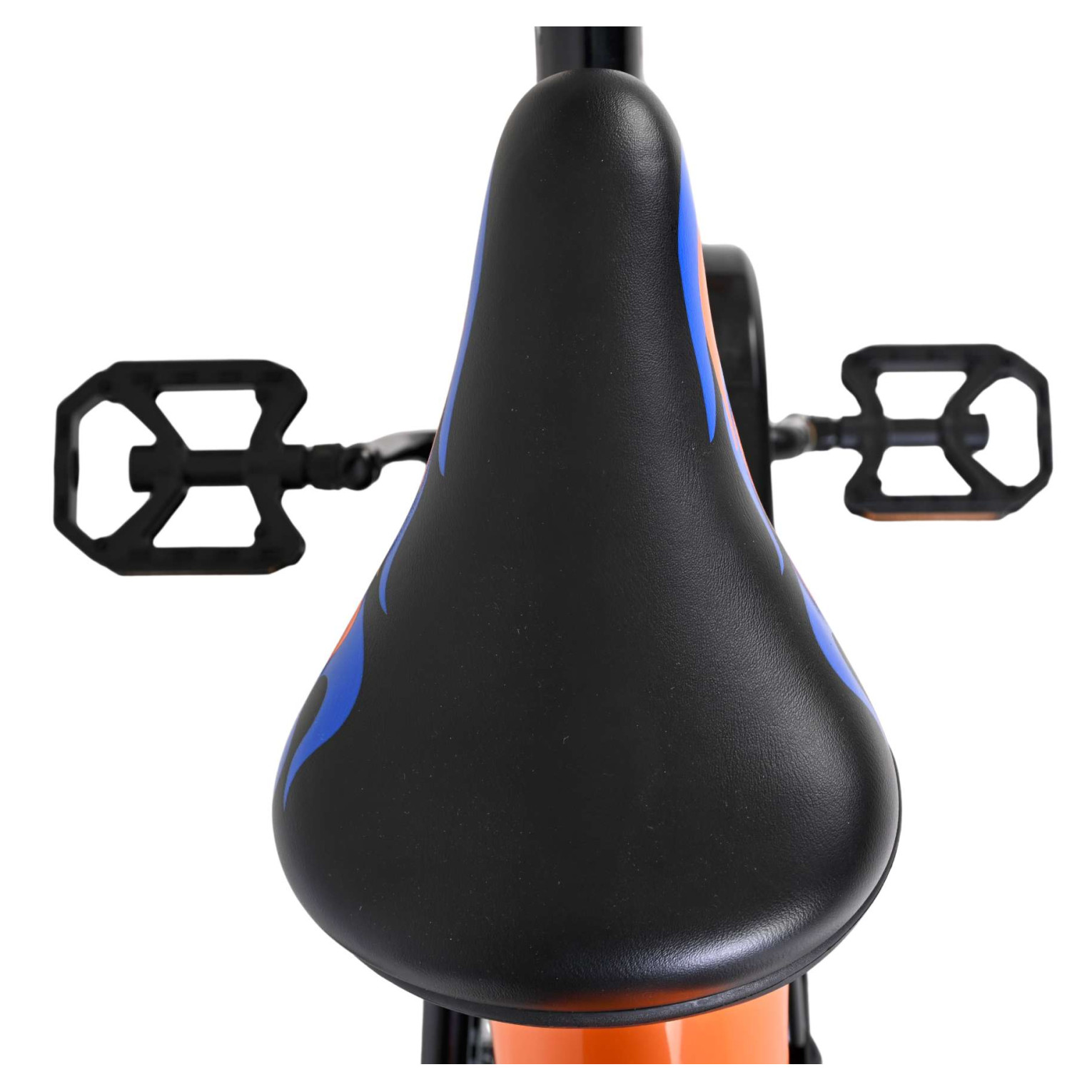 Hot Wheels Fiets - 16 inch - Zwart Oranje Blauw