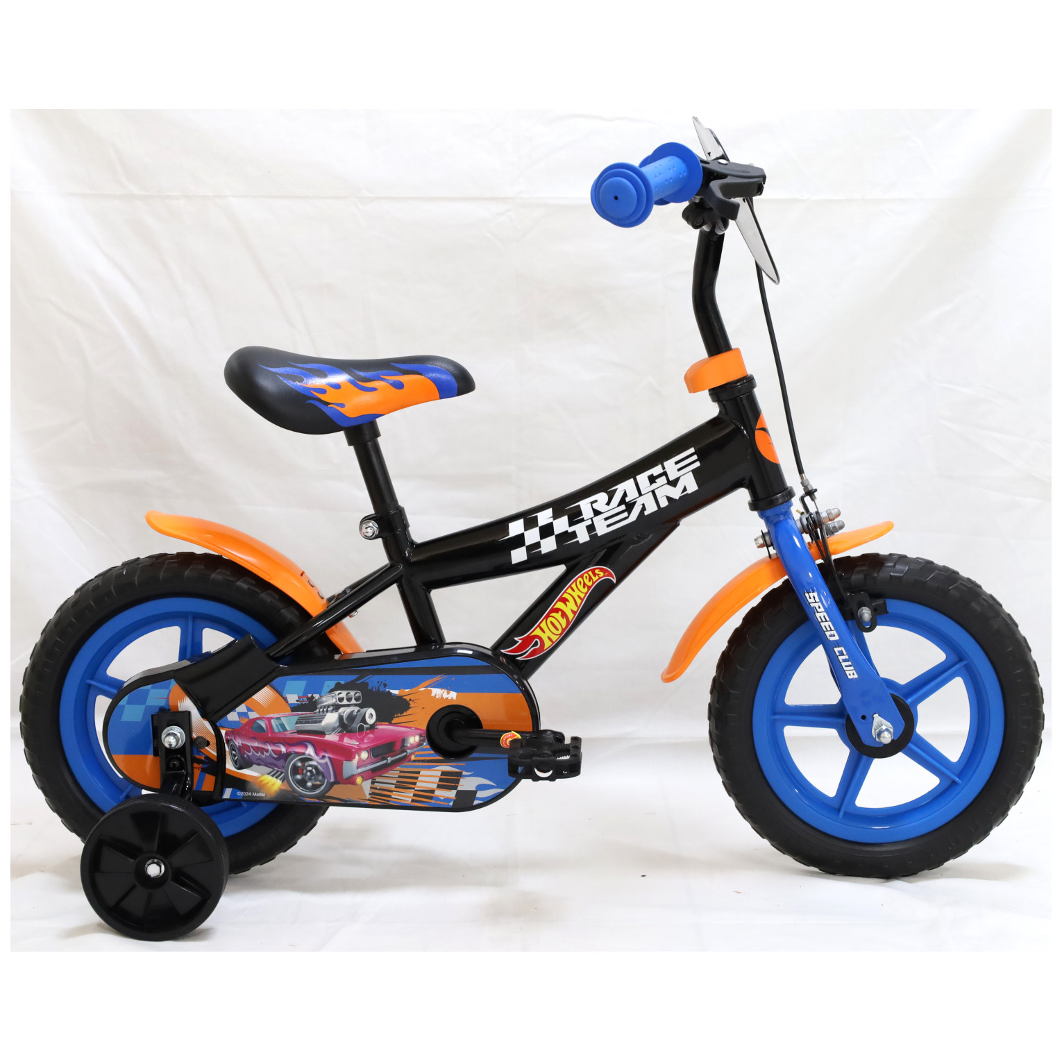 Hot Wheels Fiets - Mag Wheels - 12 inch - Zwart