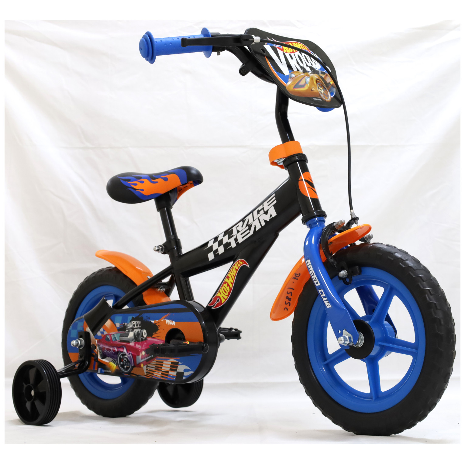 Hot Wheels Fiets - Mag Wheels - 12 inch - Zwart