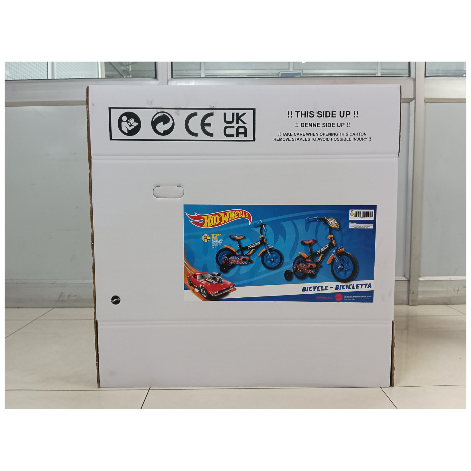 Hot Wheels Fiets - Mag Wheels - 12 inch - Zwart