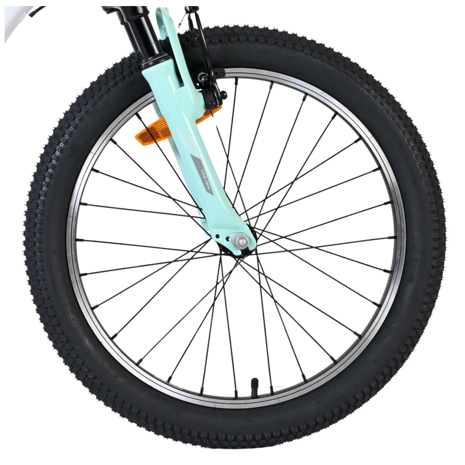 Volare Boost Fiets - 20 inch - 7 Speed - Wit/Mintgroen