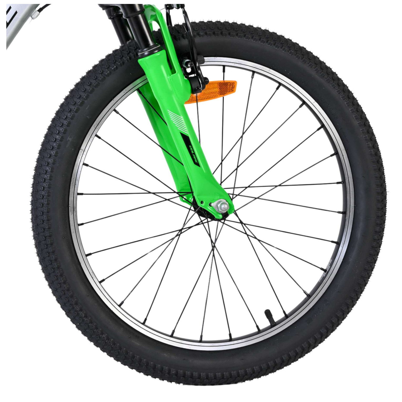Volare Boost Fiets - 20 inch - 7 Speed - Zilver/Groen
