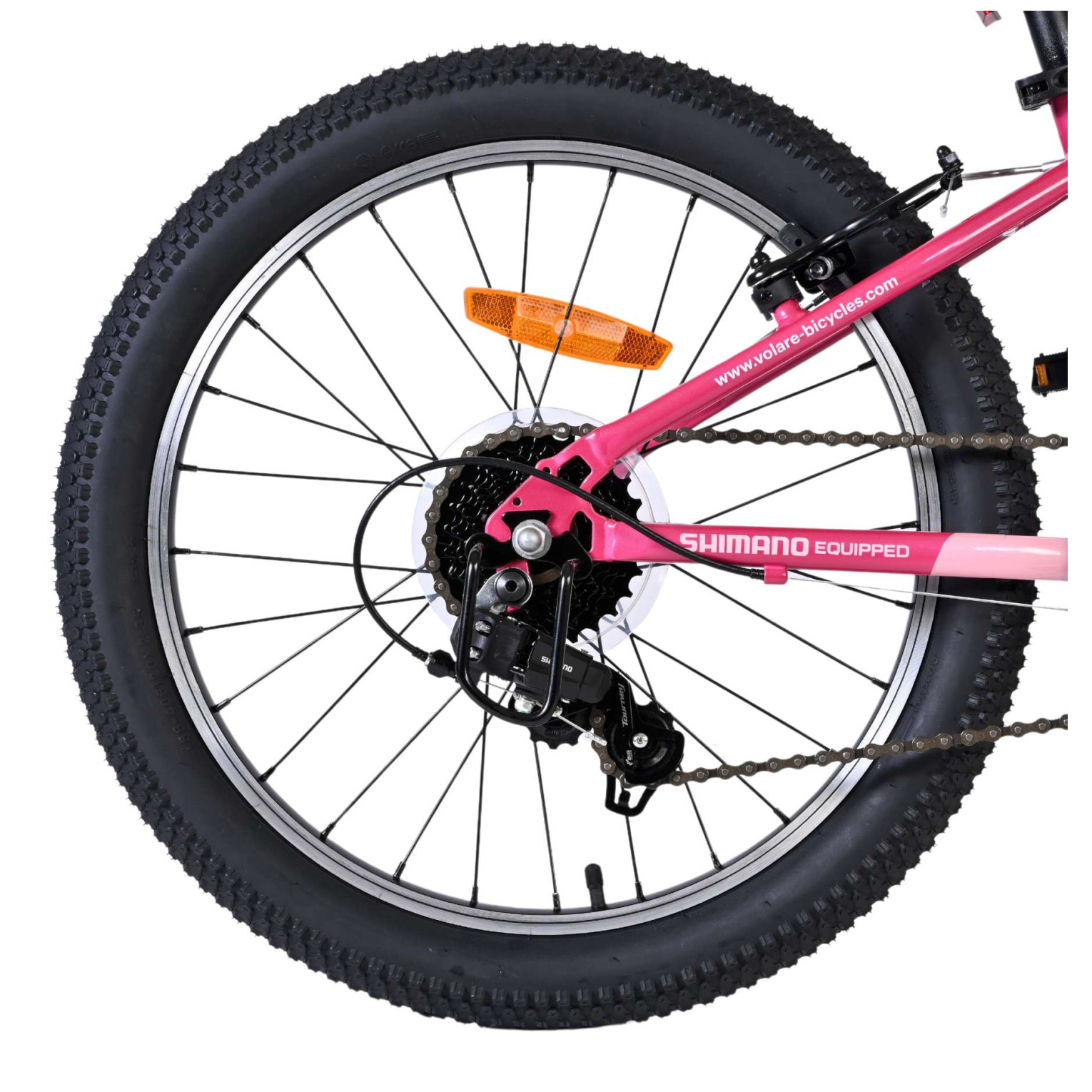 Volare Boost Fiets - 20 inch - 7 Speed - Roze