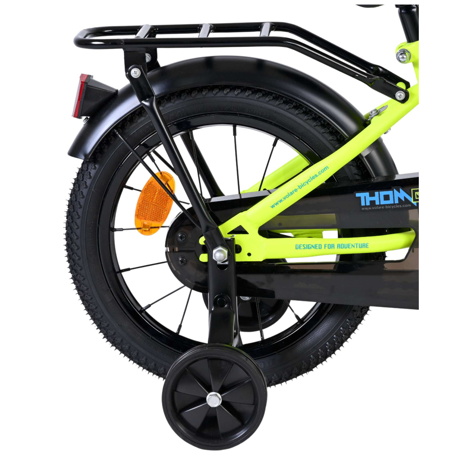 Volare Thombike Fiets - 14 inch - Blauw/Geel