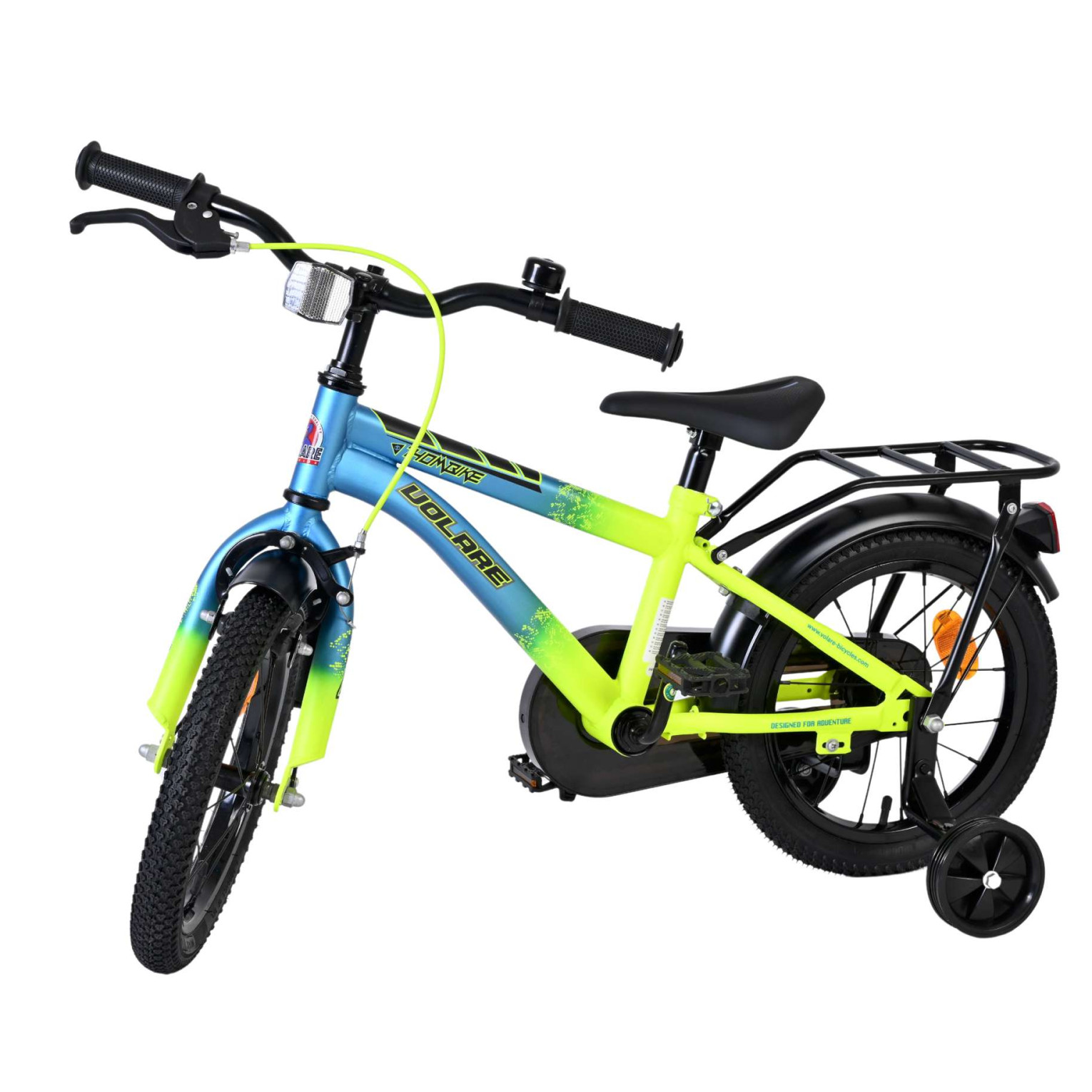 Volare Thombike Fiets - 14 inch - Blauw/Geel