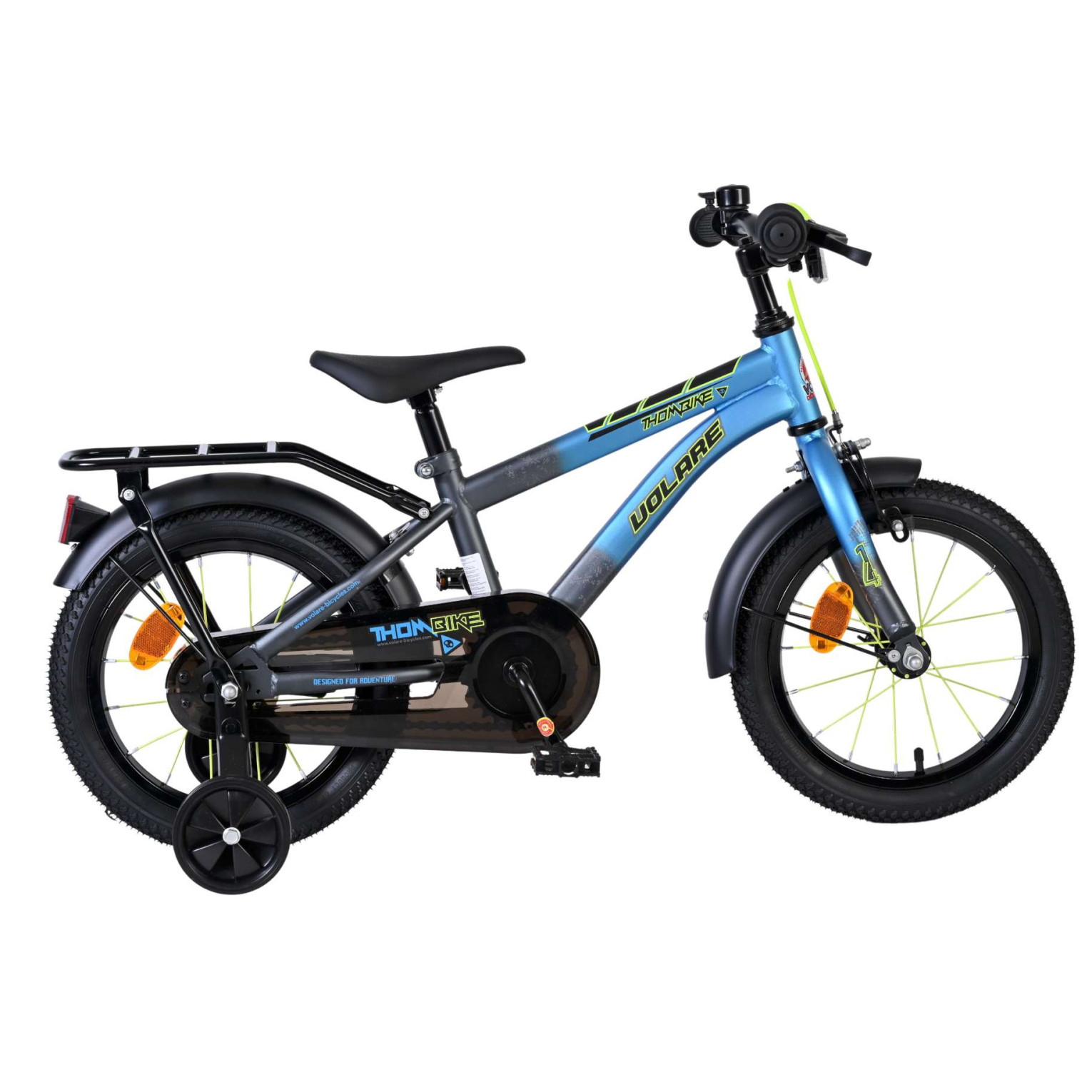 Volare Thombike Fiets - 14 inch - Blauw/Grijs