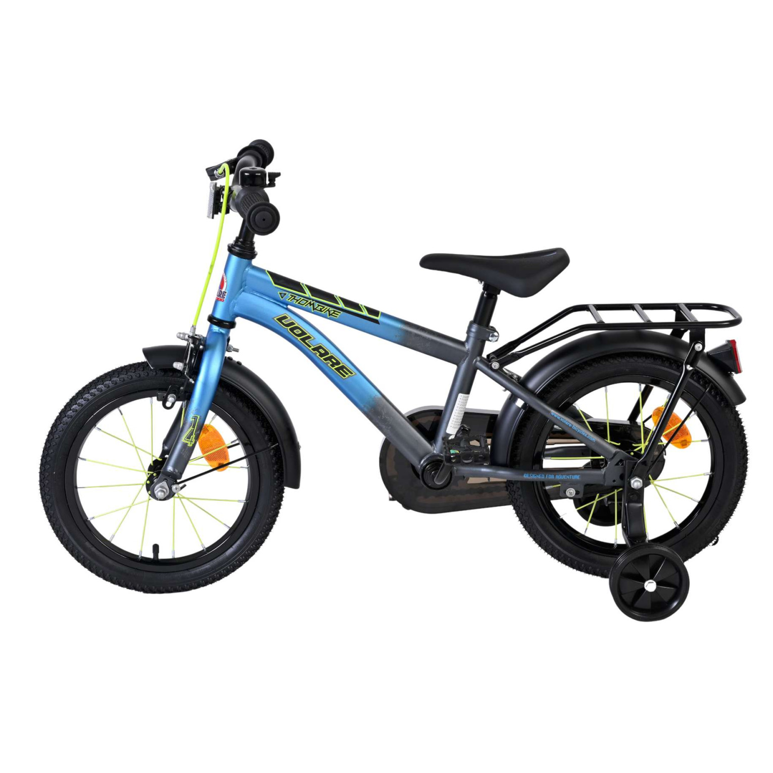 Volare Thombike Fiets - 14 inch - Blauw/Grijs