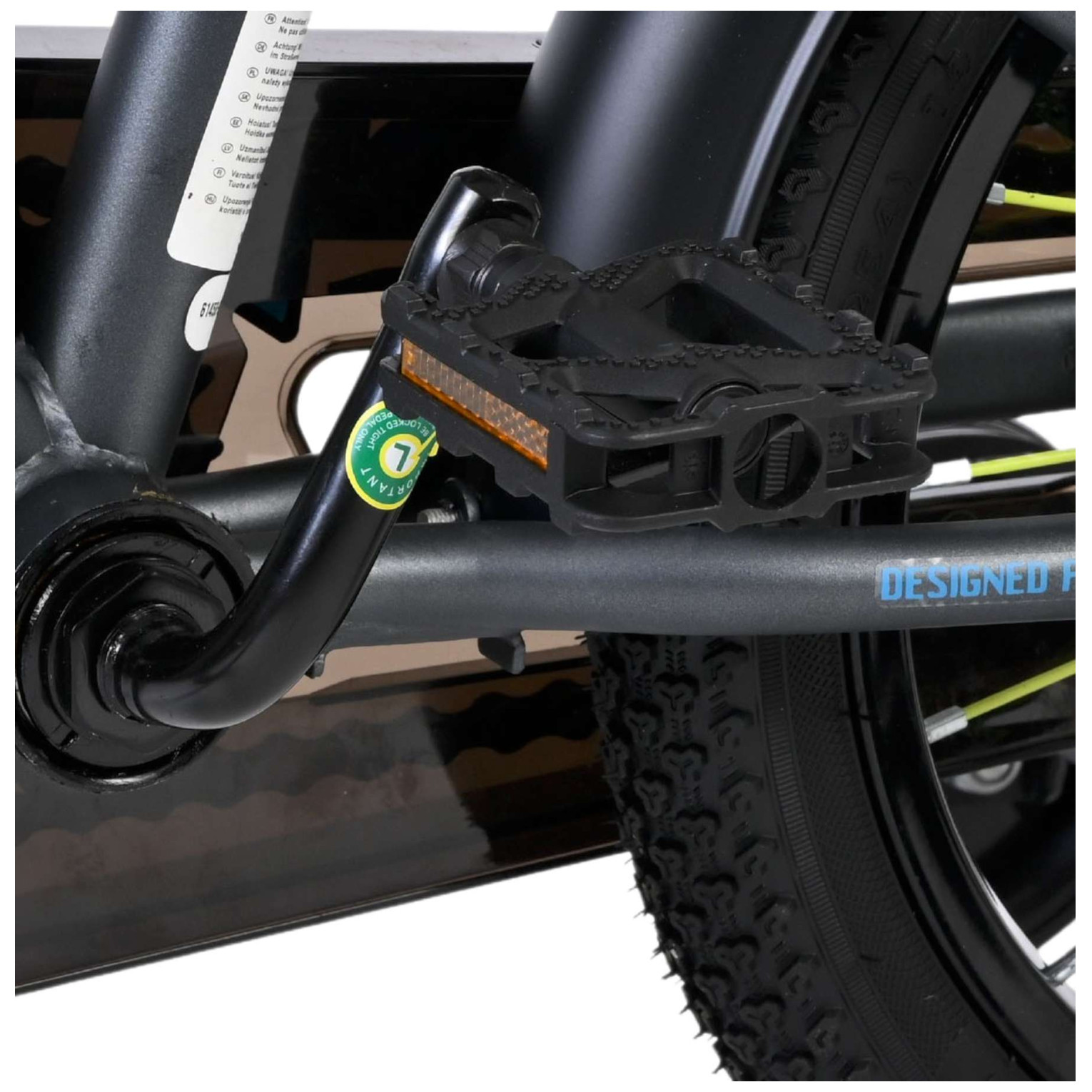 Volare Thombike Fiets - 14 inch - Blauw/Grijs