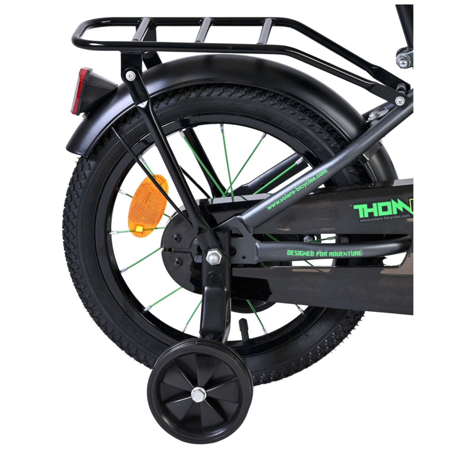 Volare Thombike Fiets - 14 inch - Groen/Grijs