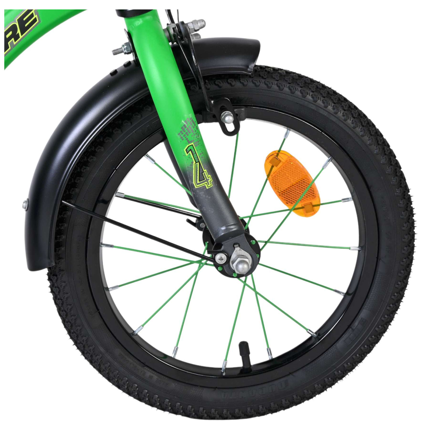 Volare Thombike Fiets - 14 inch - Groen/Grijs