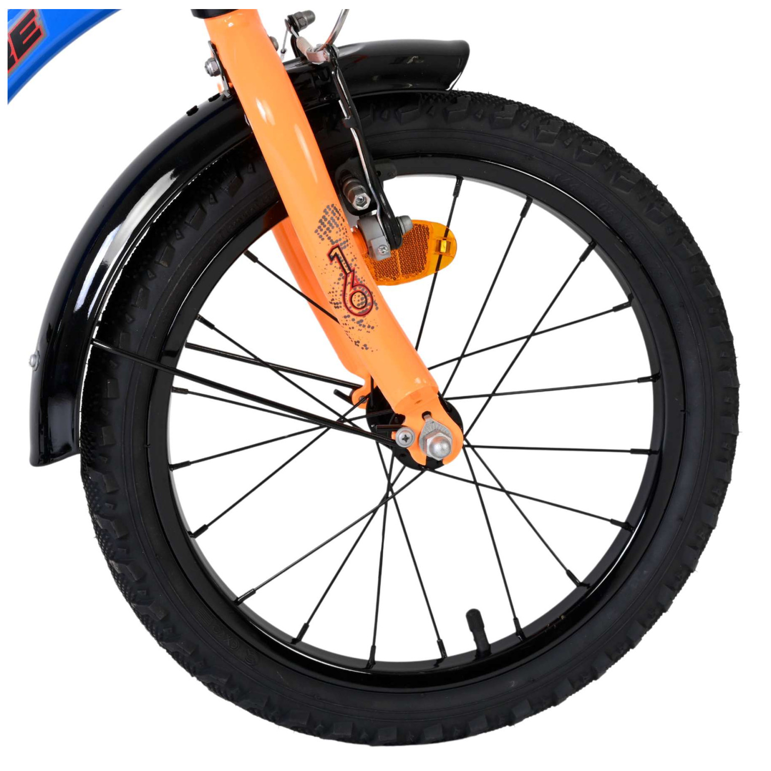 Volare Thombike Fiets - 16 inch - Blauw/Oranje