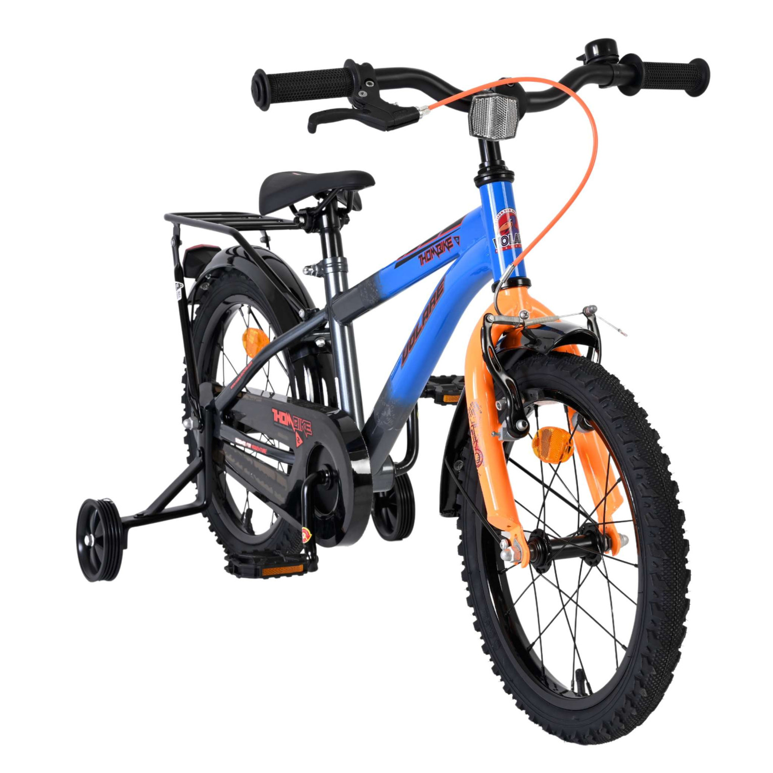 Volare Thombike Fiets - 16 inch - Blauw/Oranje