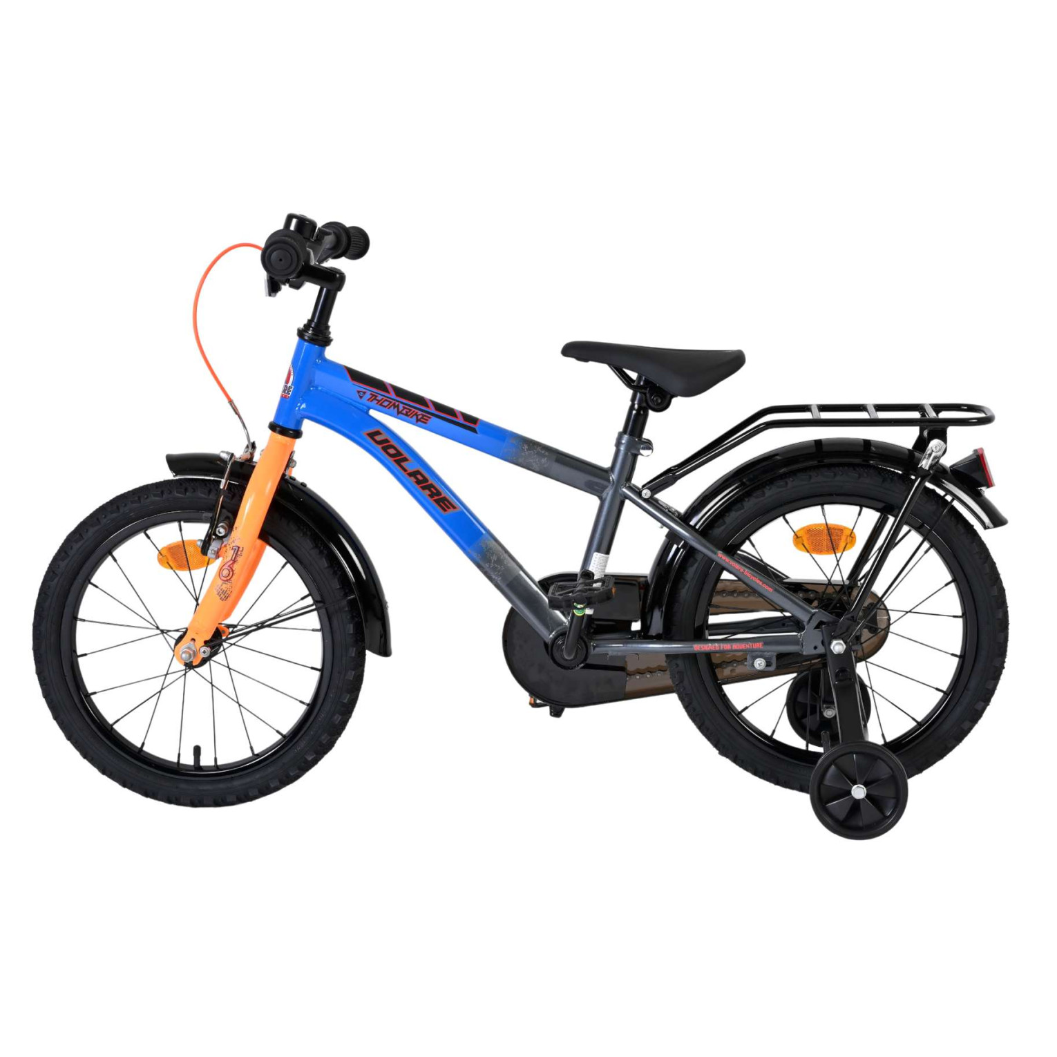Volare Thombike Fiets - 16 inch - Blauw/Oranje