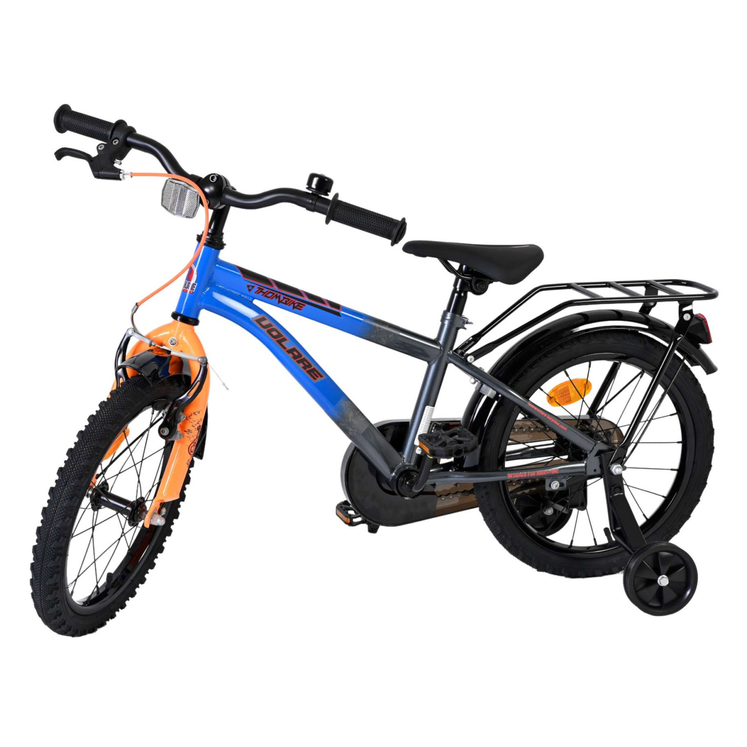 Volare Thombike Fiets - 16 inch - Blauw/Oranje
